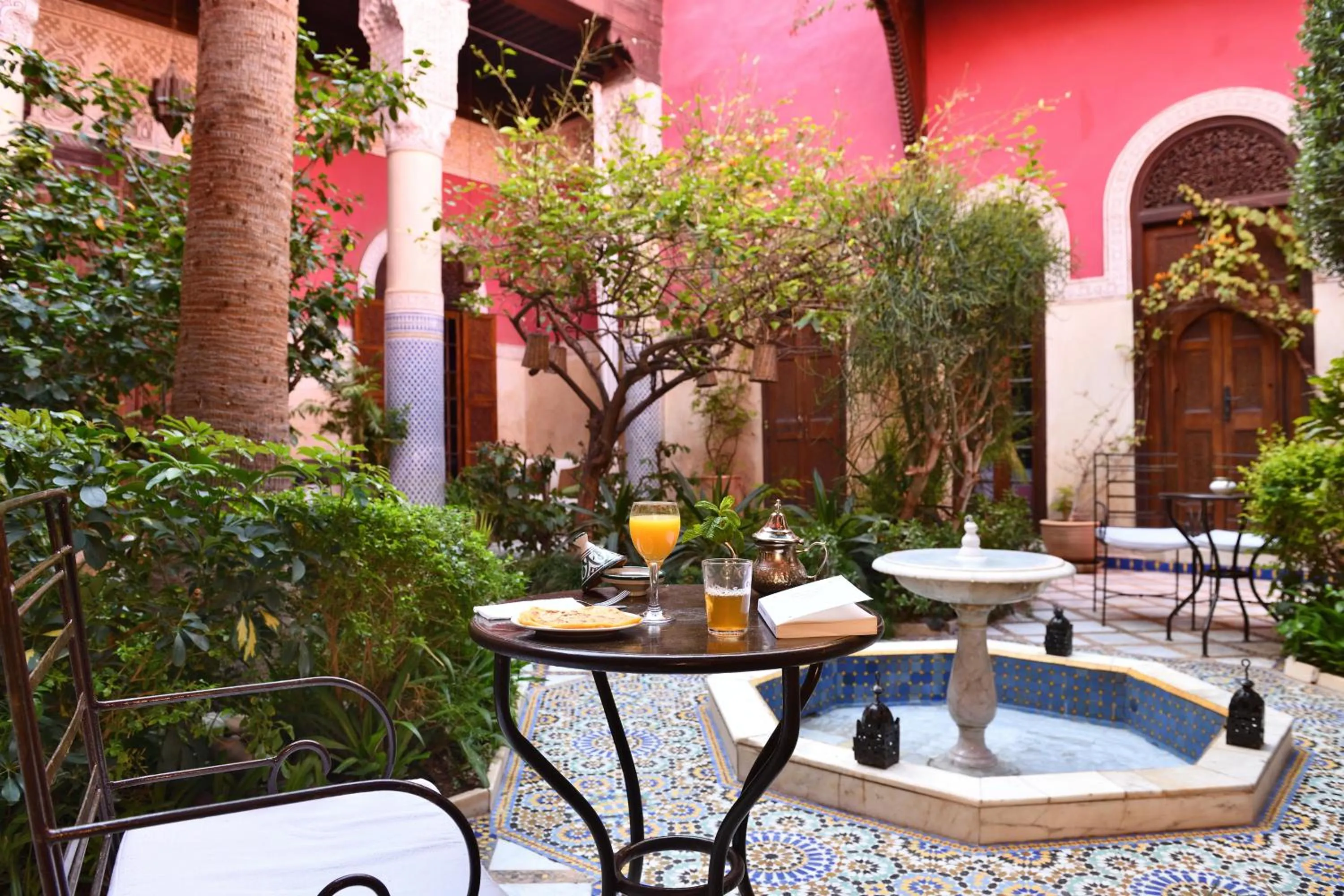 Patio in Riad L'Aziza