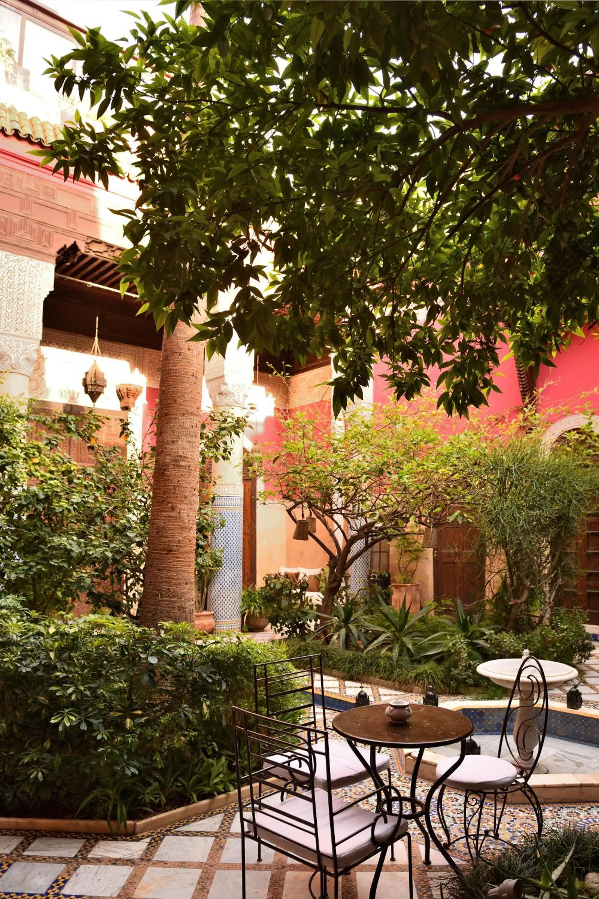 Patio in Riad L'Aziza