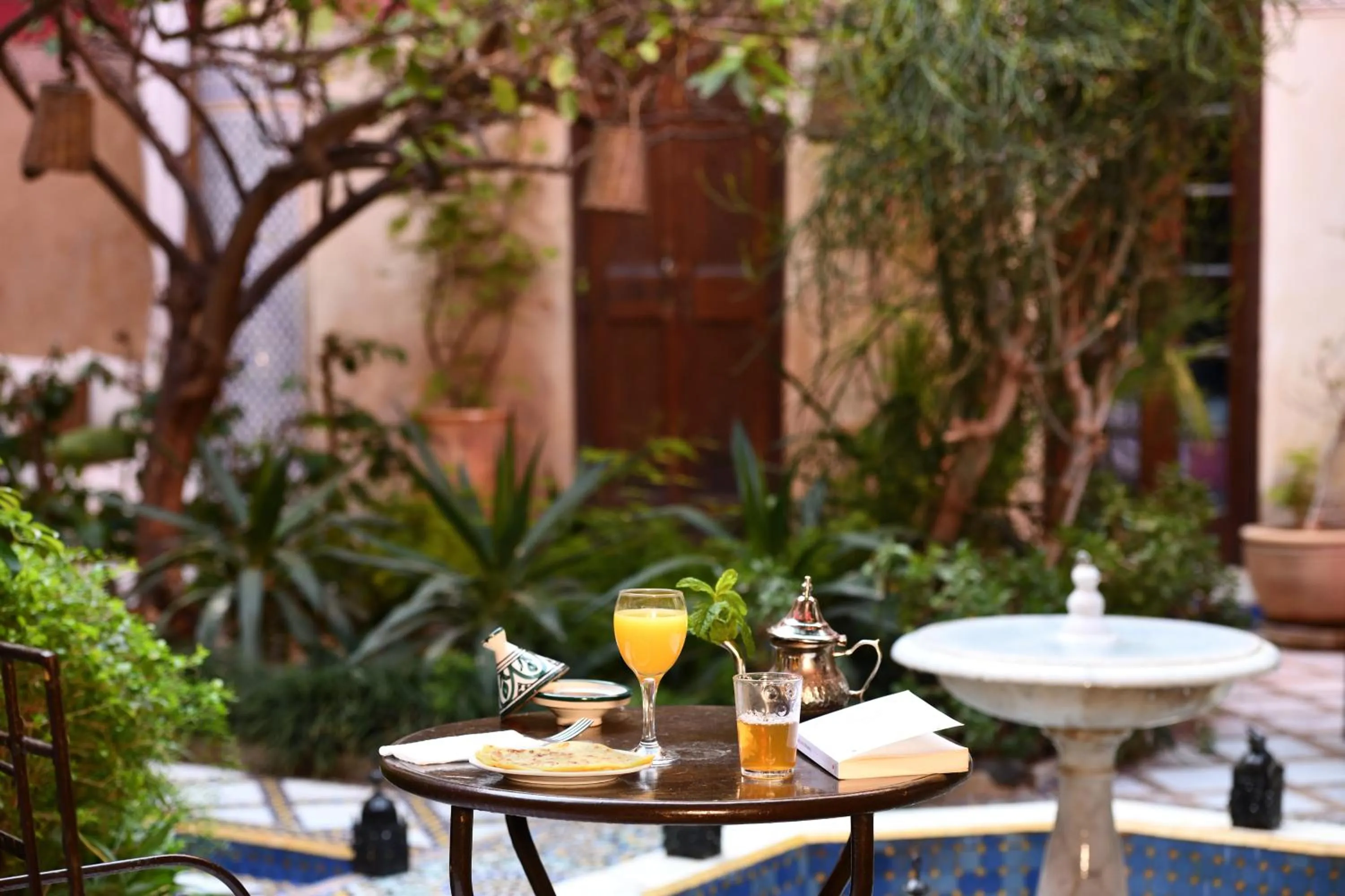 Patio in Riad L'Aziza