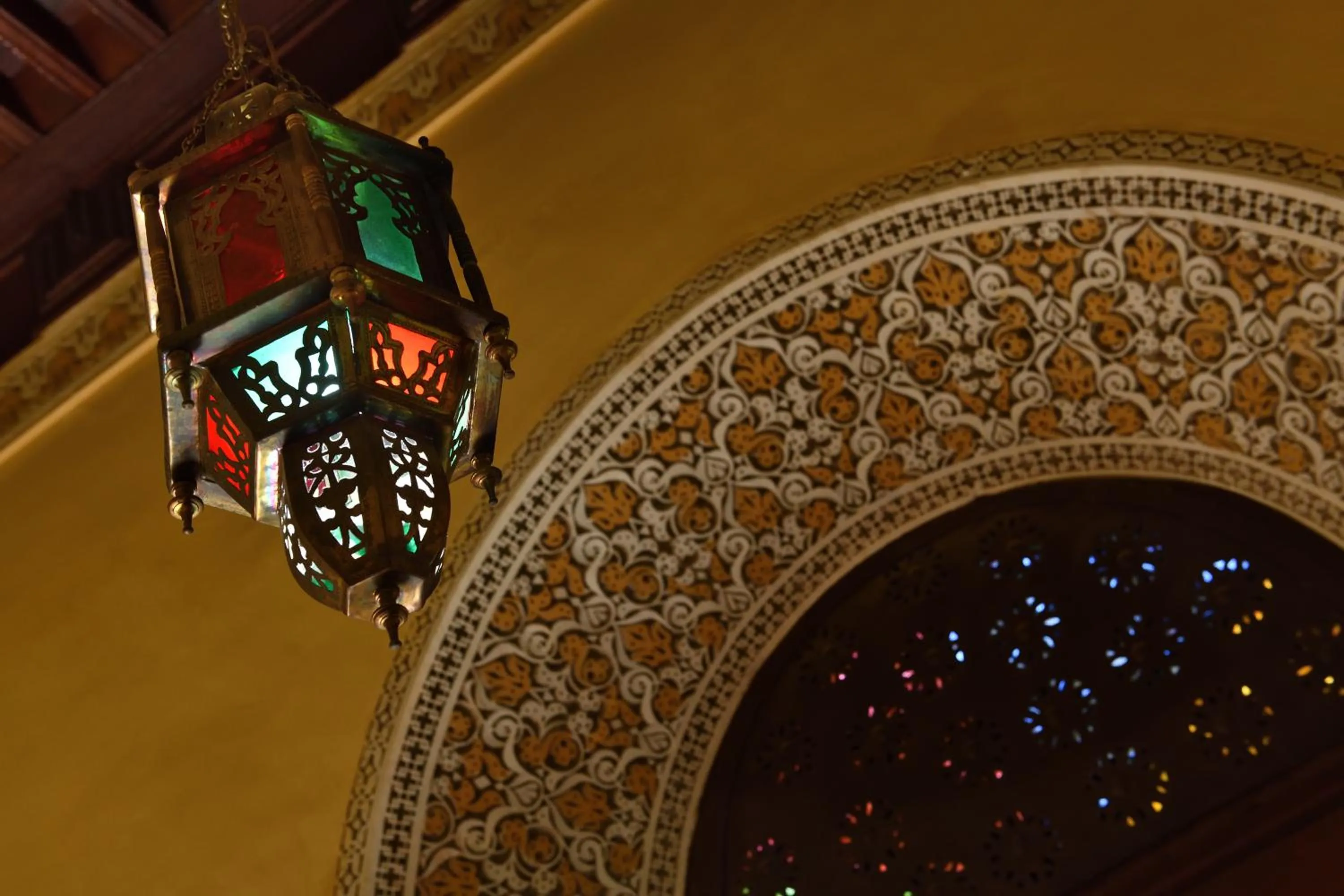 Decorative detail in Riad L'Aziza
