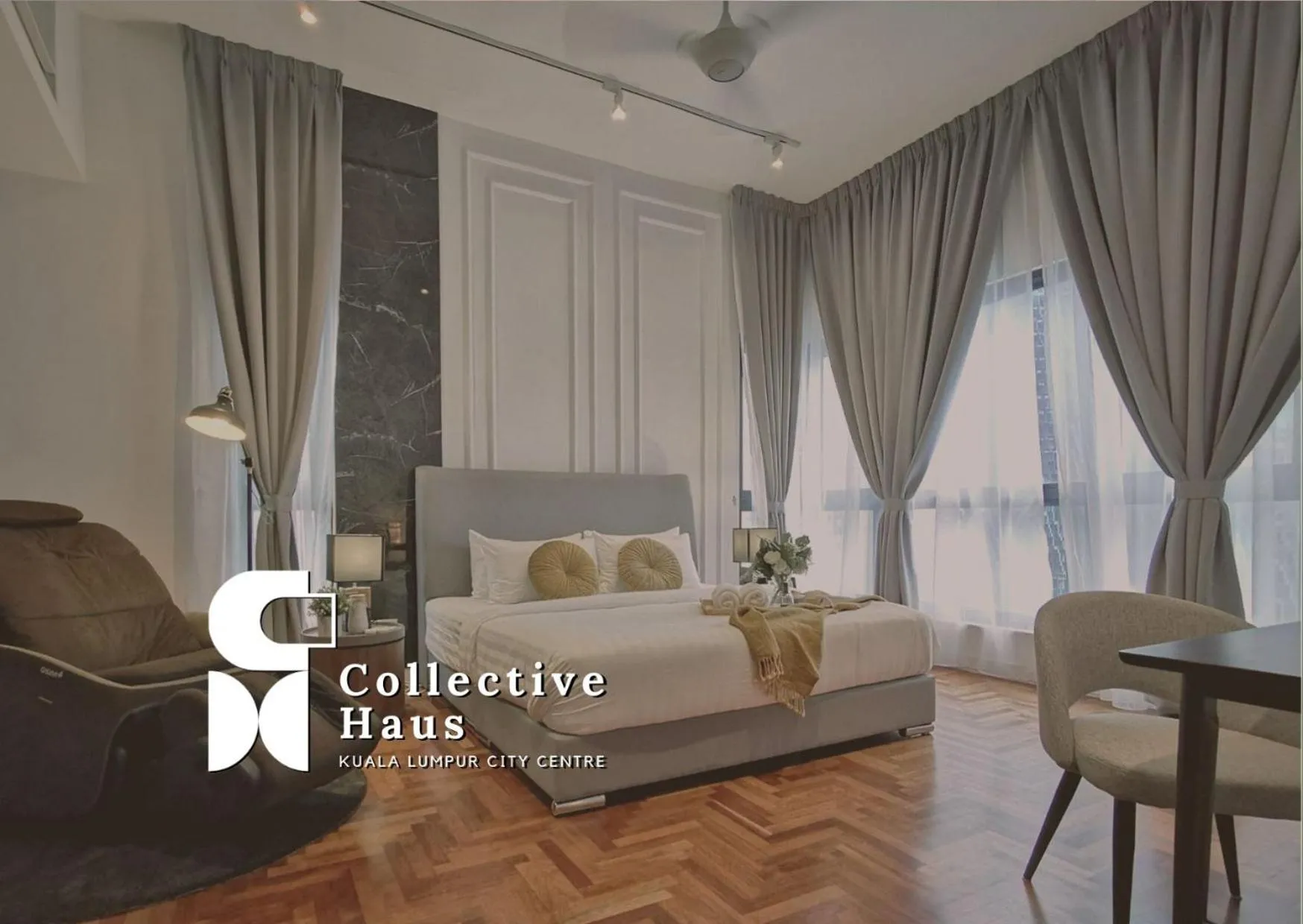 Bed in The Mews KLCC Kuala Lumpur by Collective Haus