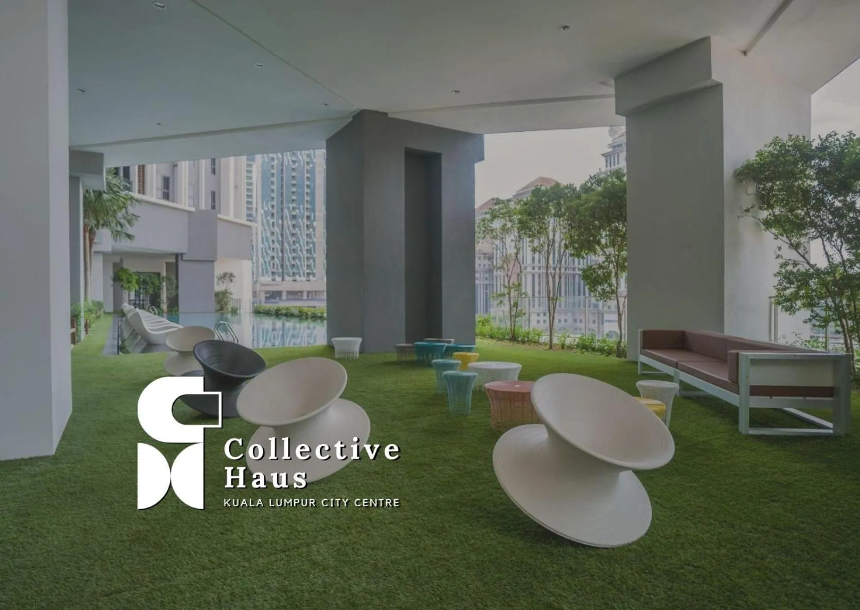 Seating area in The Mews KLCC Kuala Lumpur by Collective Haus