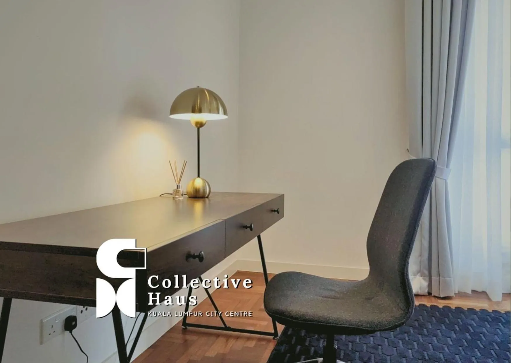 Living room in The Mews KLCC Kuala Lumpur by Collective Haus