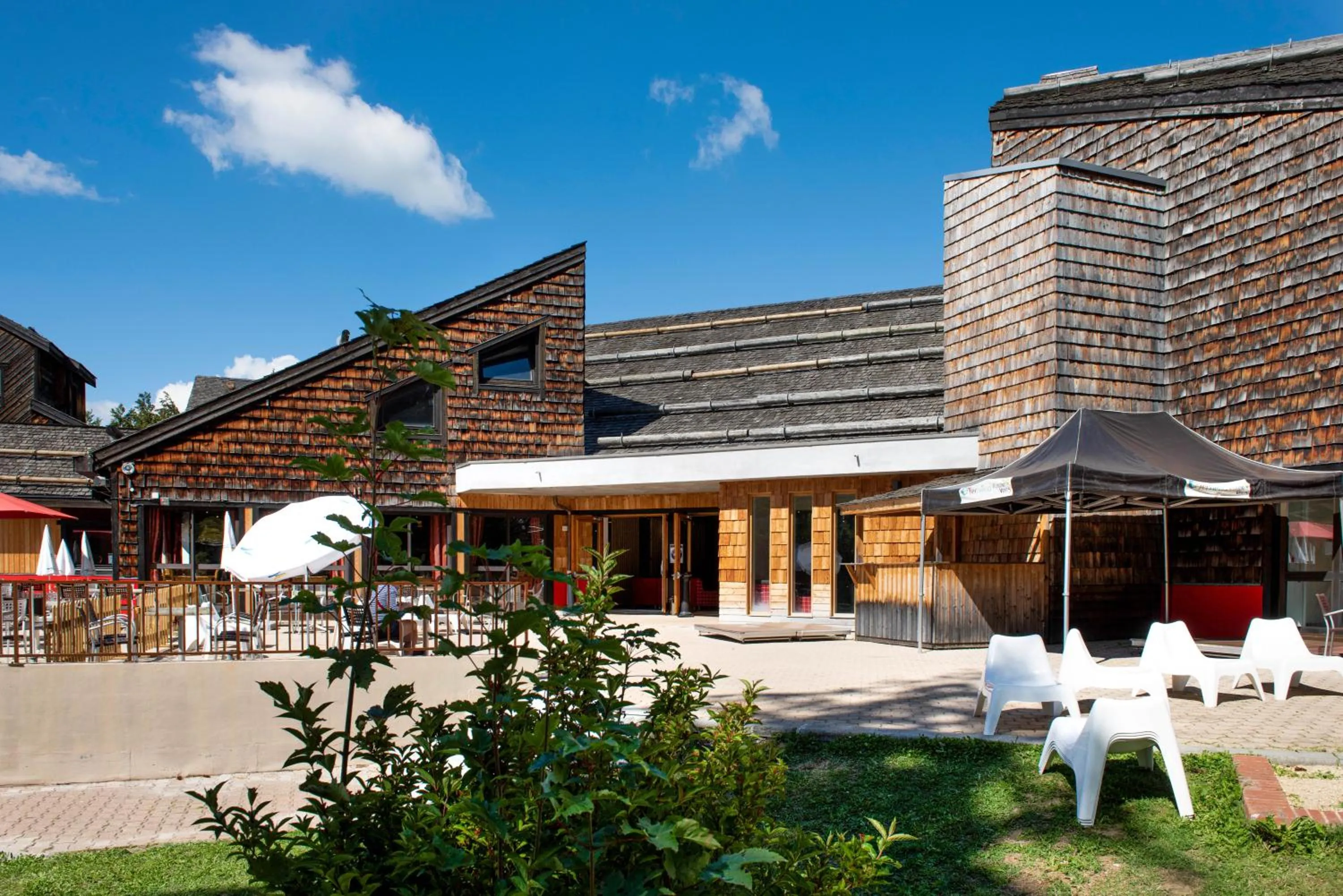 Garden view in Village Club Les Tavaillons