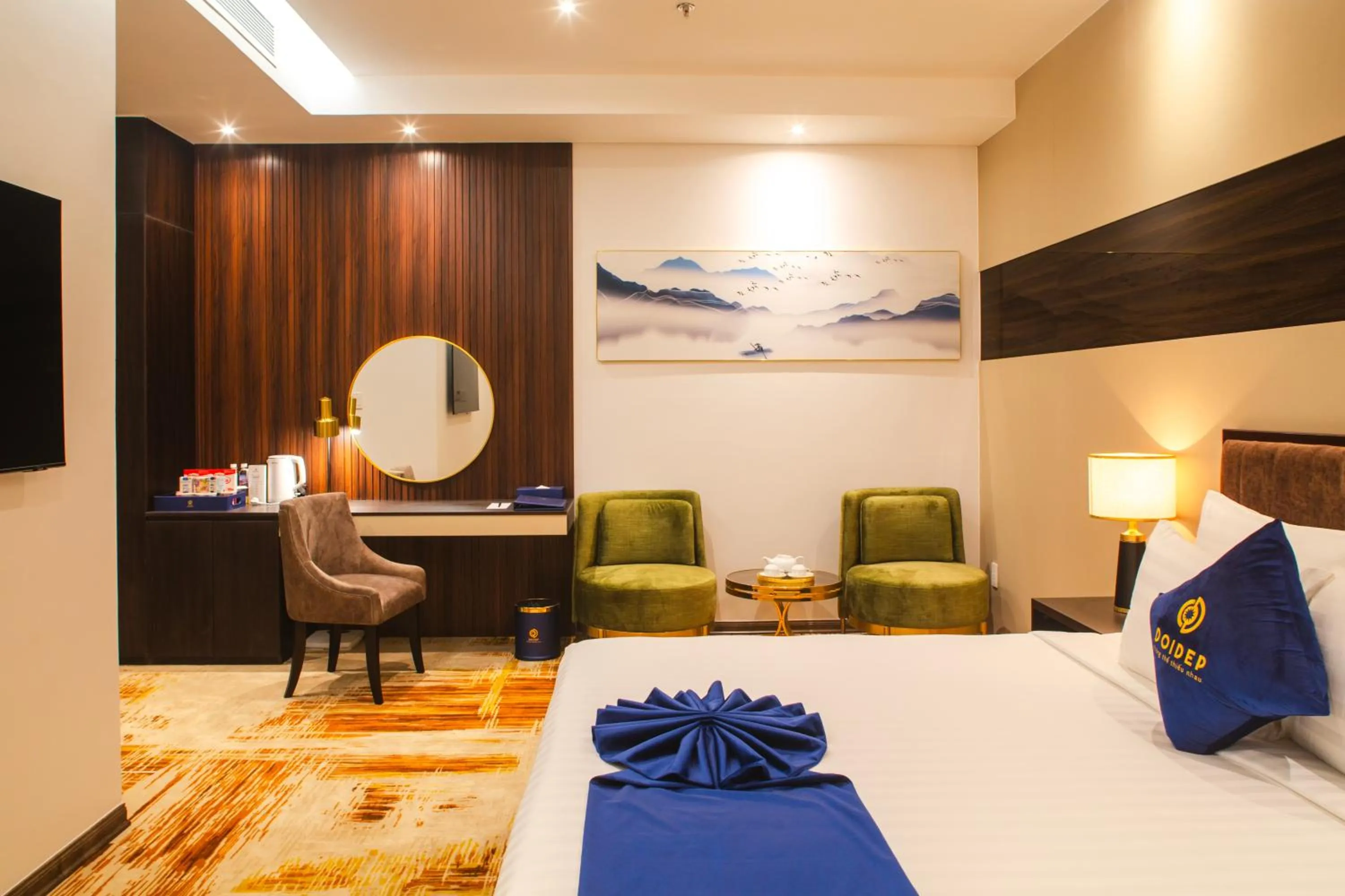 Bed in SANDALS AQUILA HOTEL