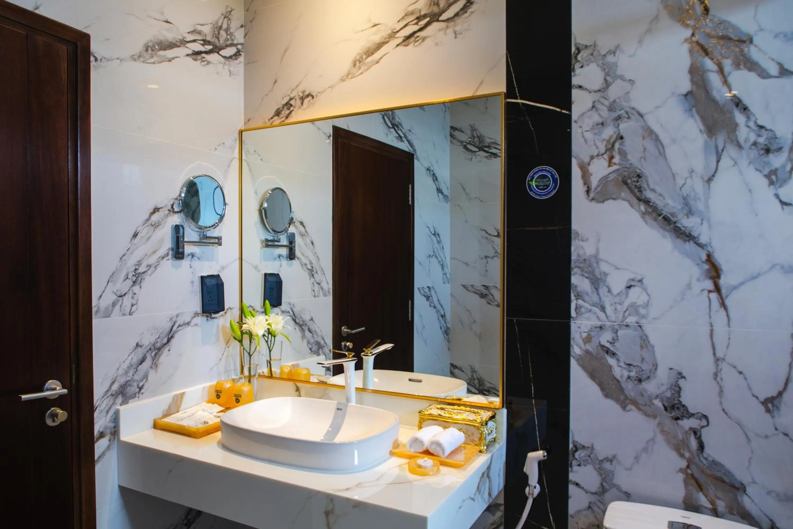 Shower in SANDALS AQUILA HOTEL