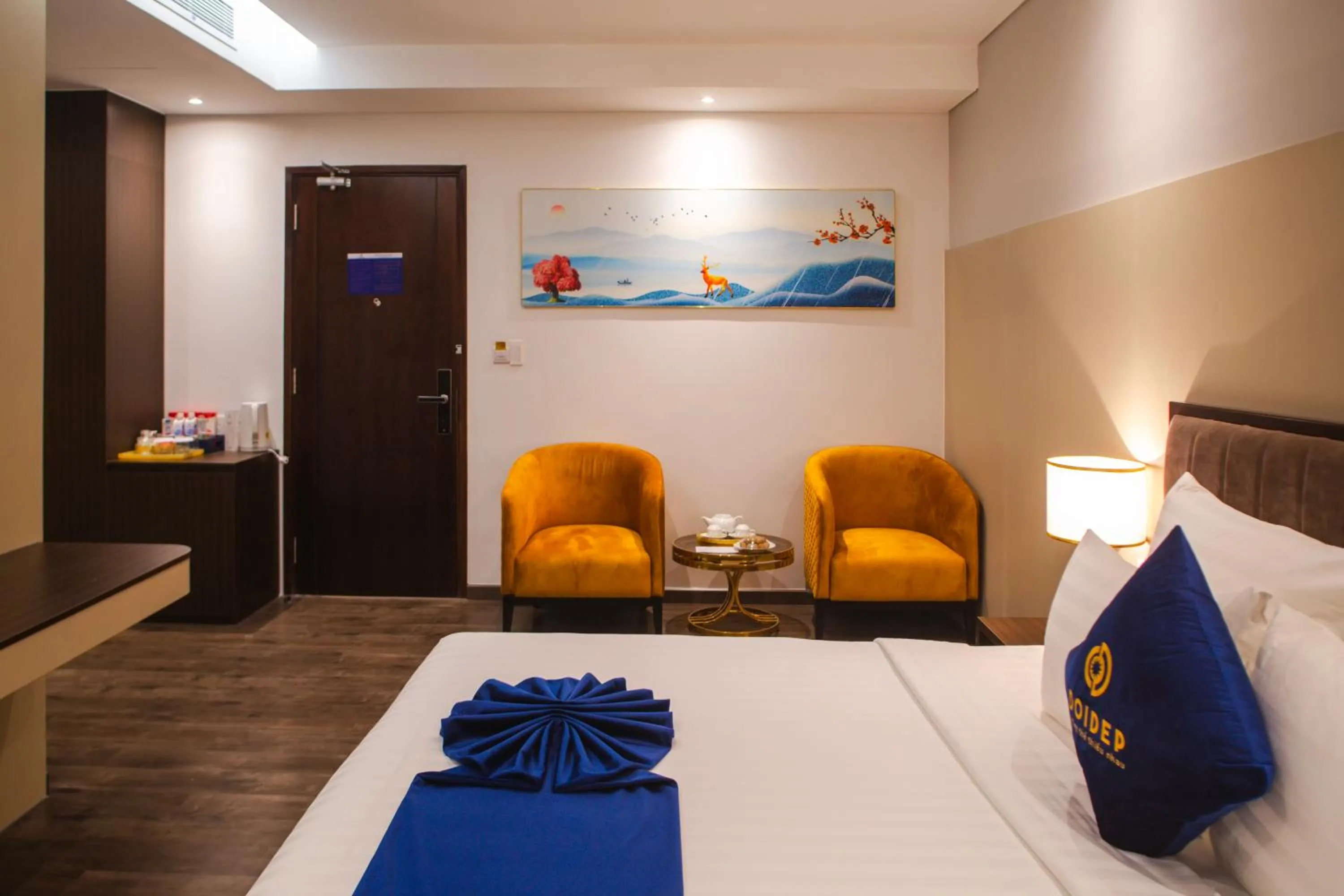 Bed in SANDALS AQUILA HOTEL