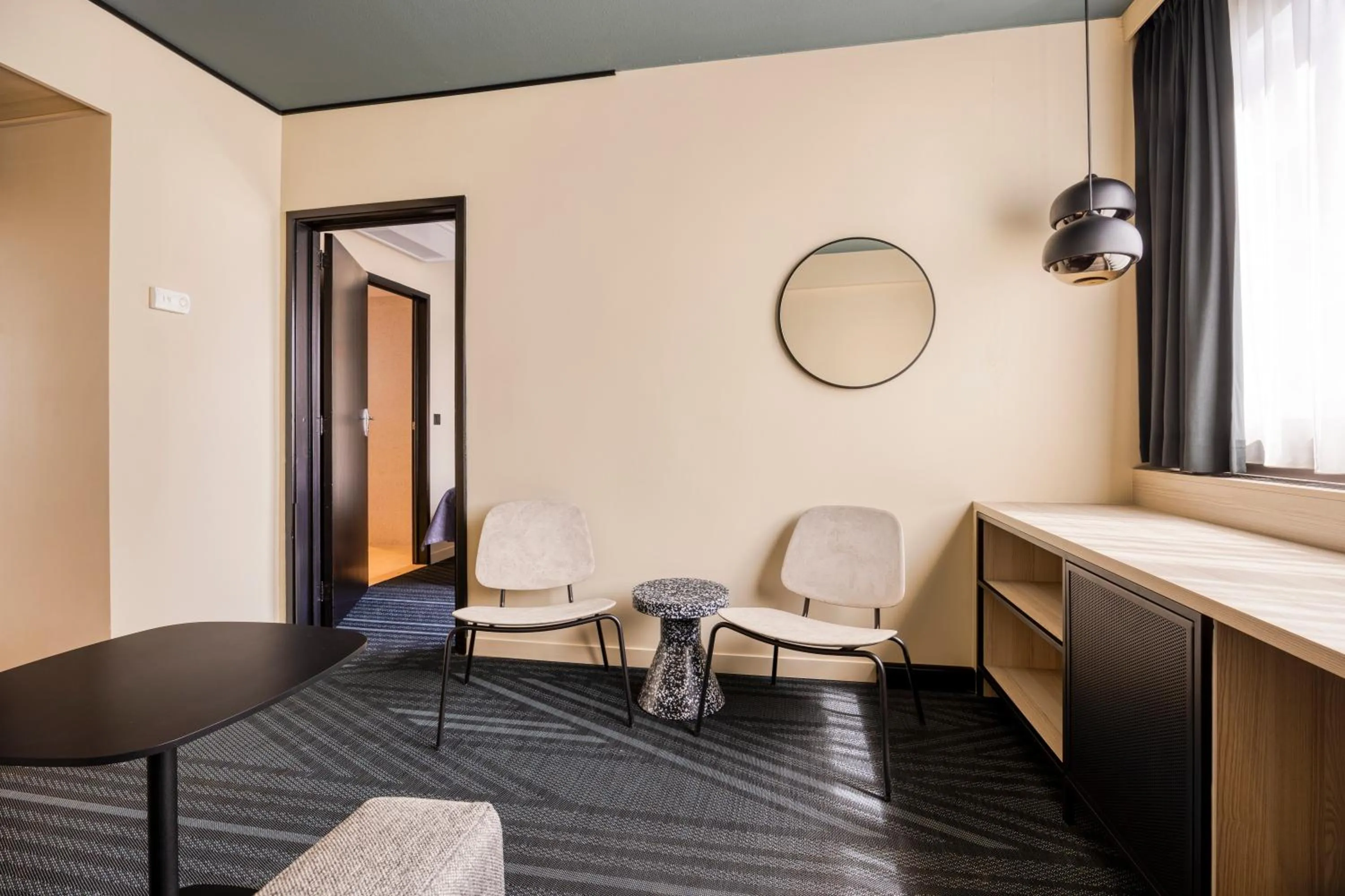 Seating area in Citybox Brussels Centre Louise