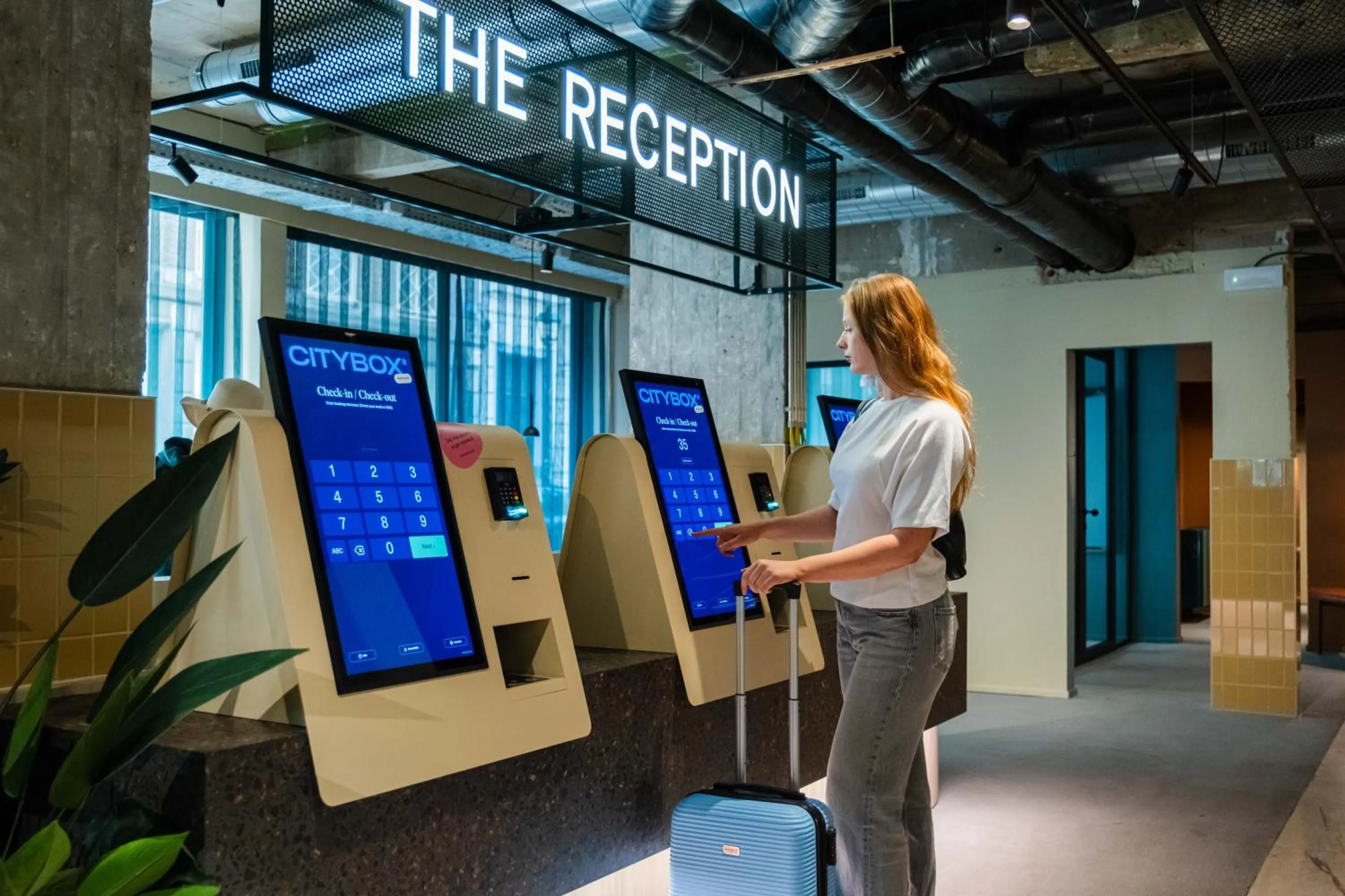 Lobby or reception in Citybox Brussels Centre Louise