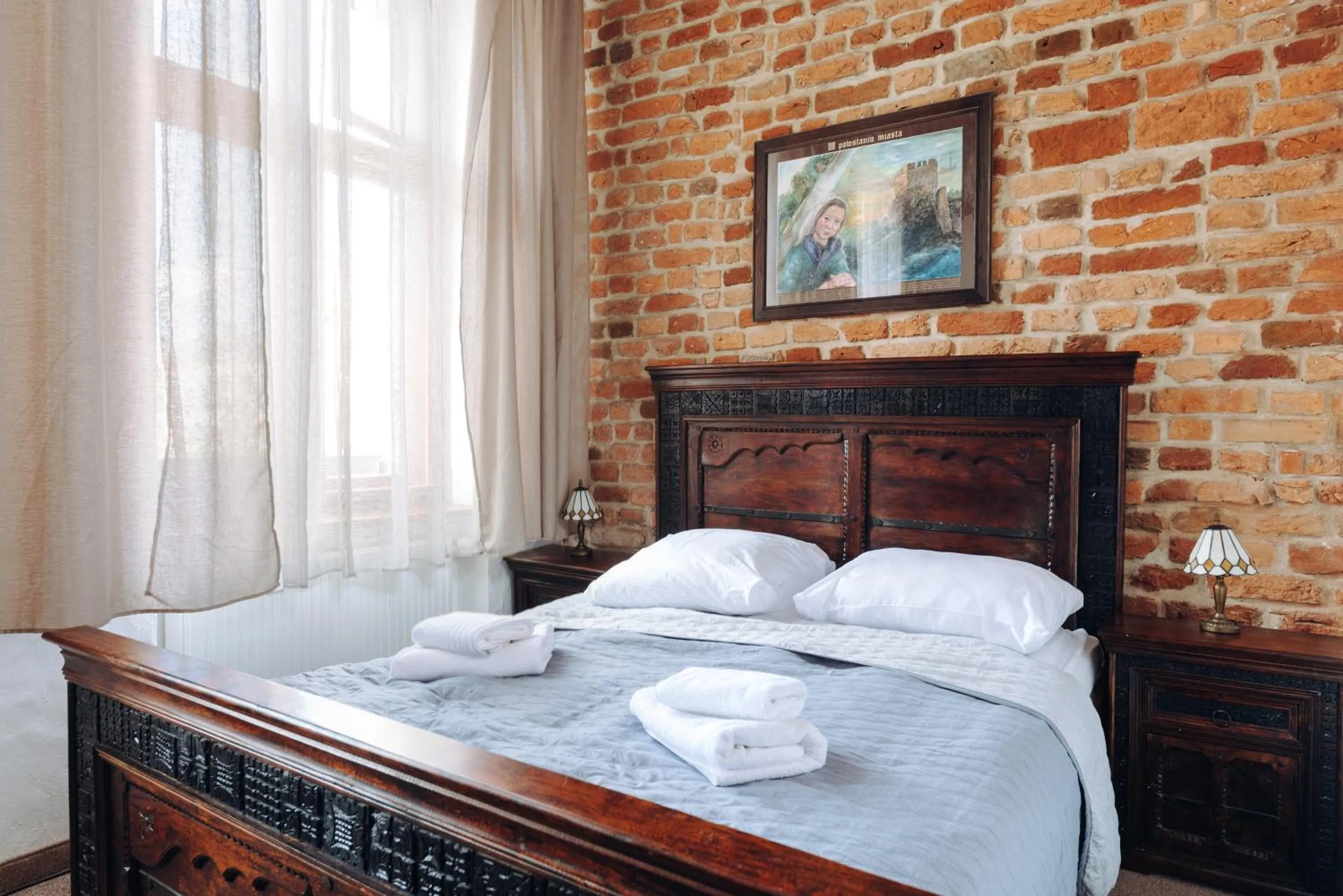 Bed in Hotel Legenda