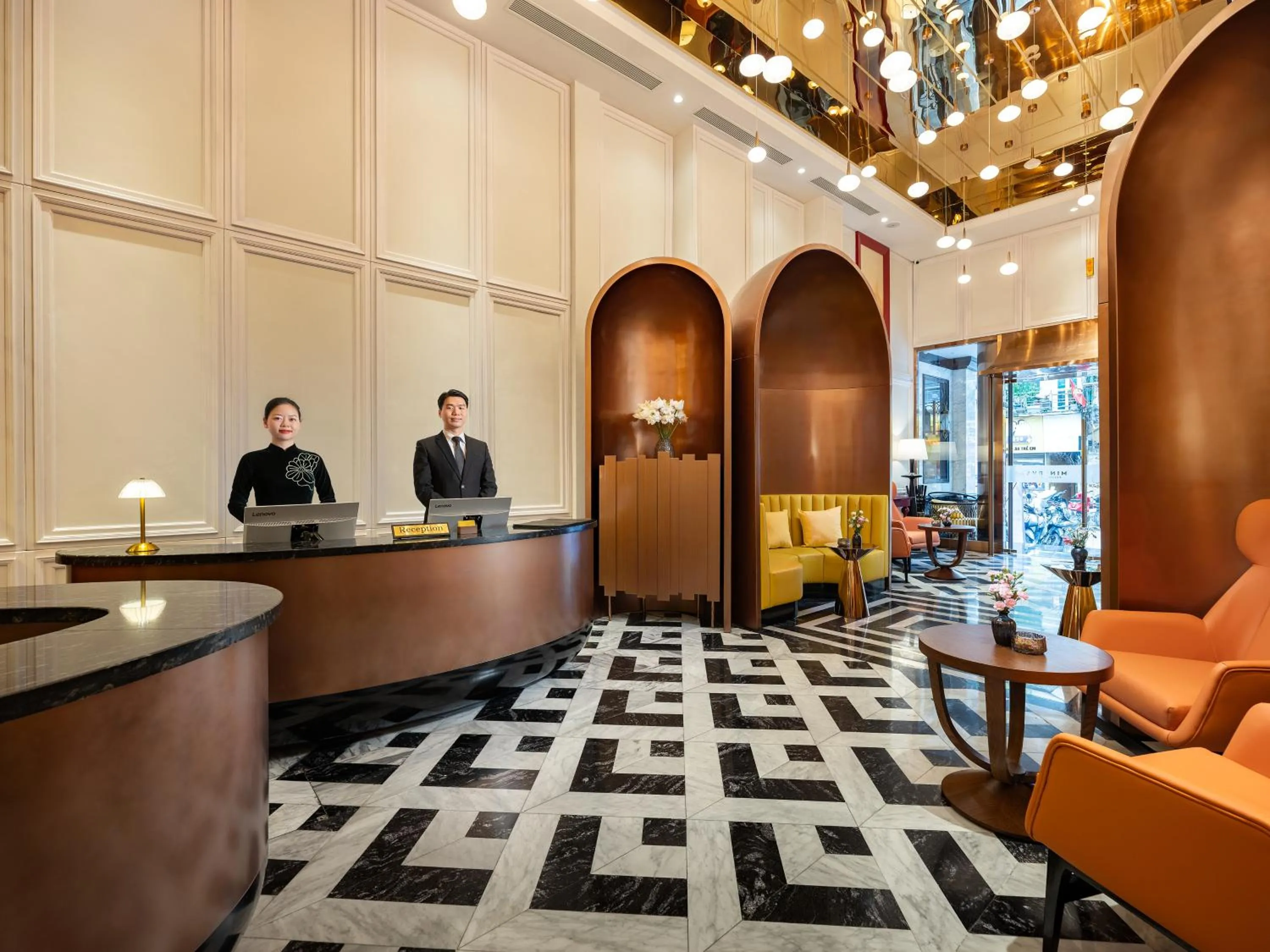 Lobby or reception in Minerva Premium Hotel