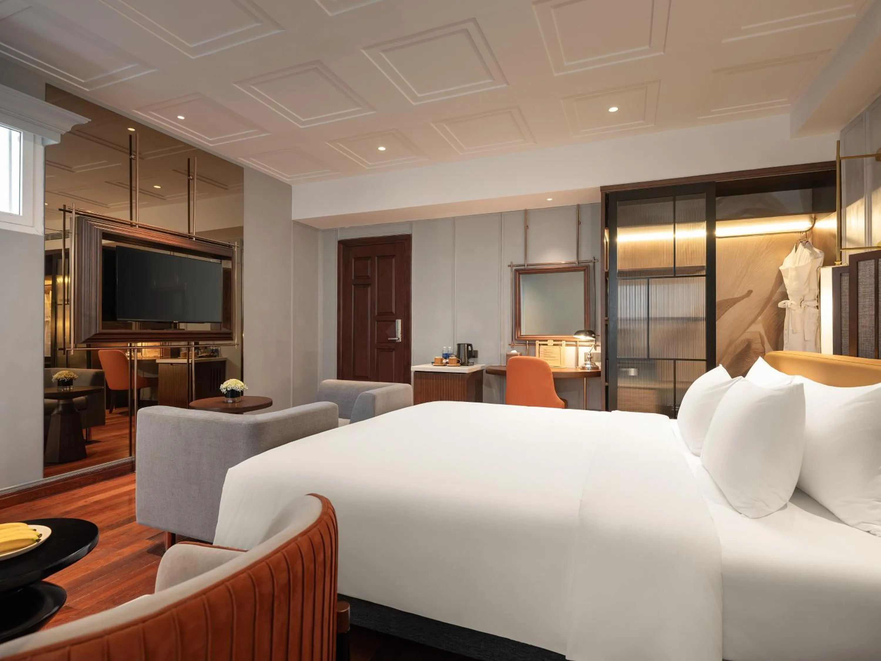 Bed in Minerva Premium Hotel