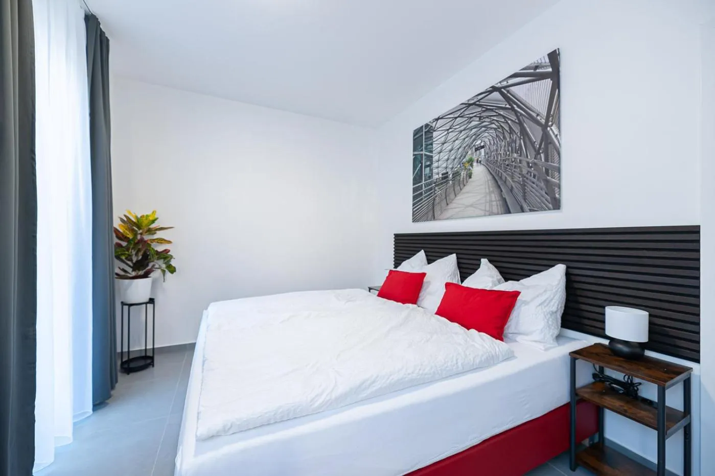 Bed in Grazora Living Apartments