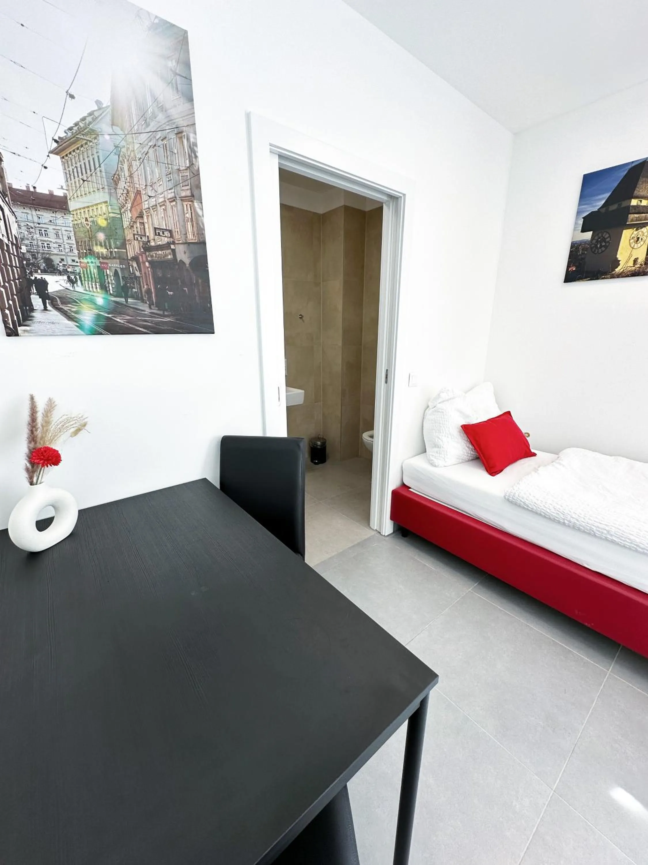 Bed in Grazora Living Apartments