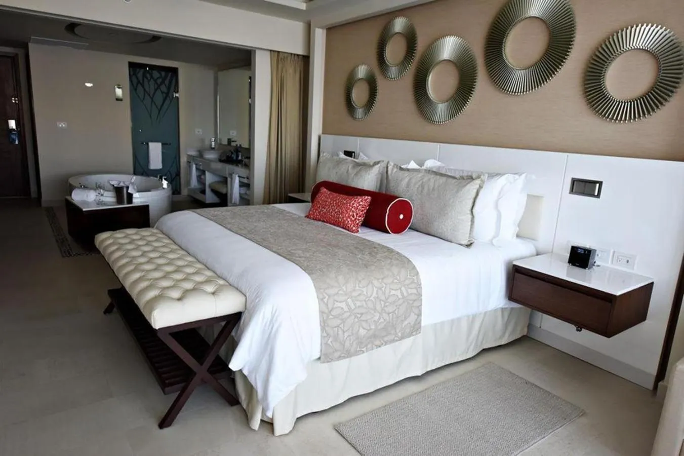 Bed in Royalton Riviera Cancun, An Autograph Collection All-Inclusive Resort & Casino