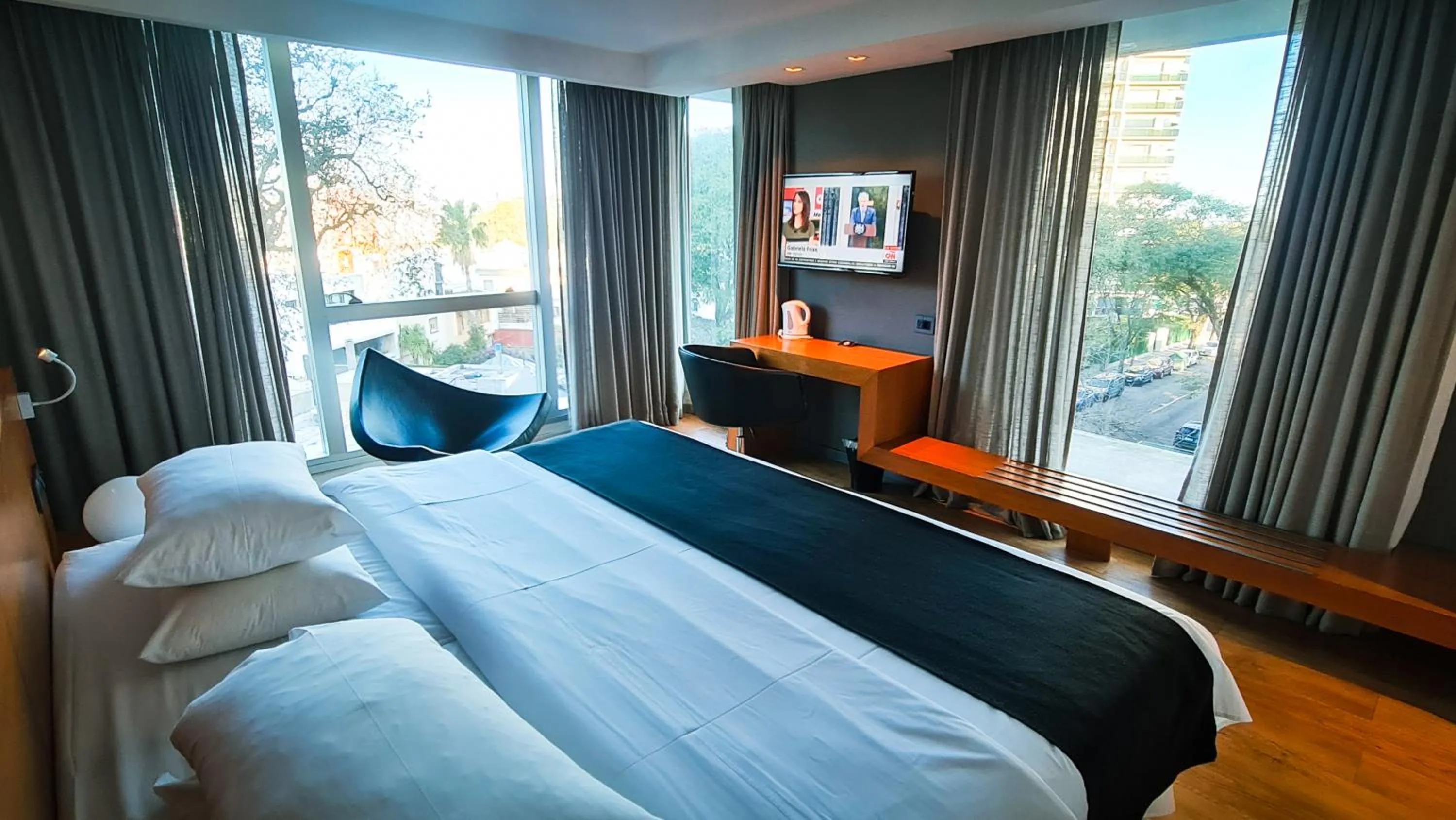 Photo of the whole room, Bed in BIT Design Hotel