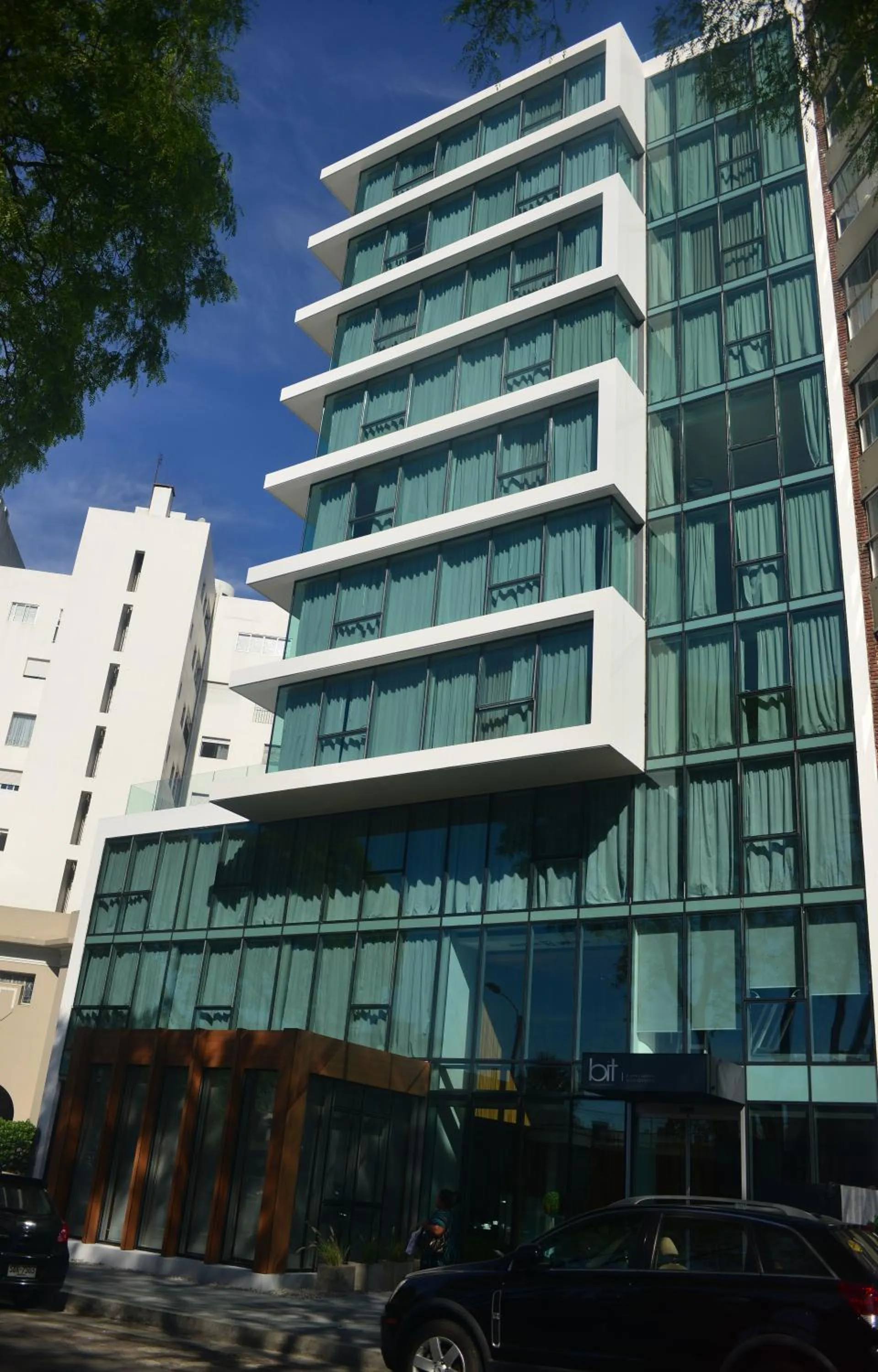 Facade/entrance in BIT Design Hotel