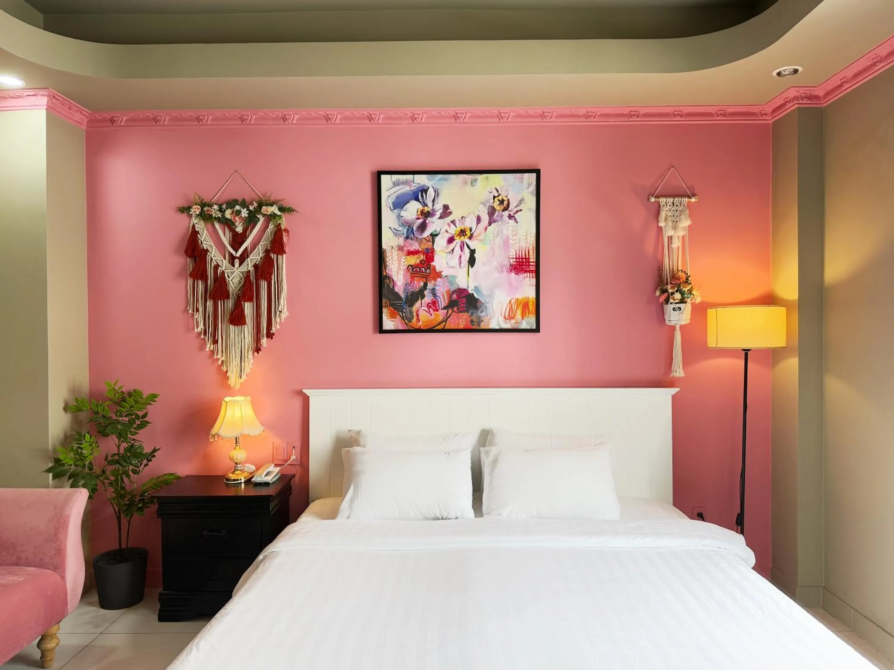 Bed in La Casona Boutique Hotel