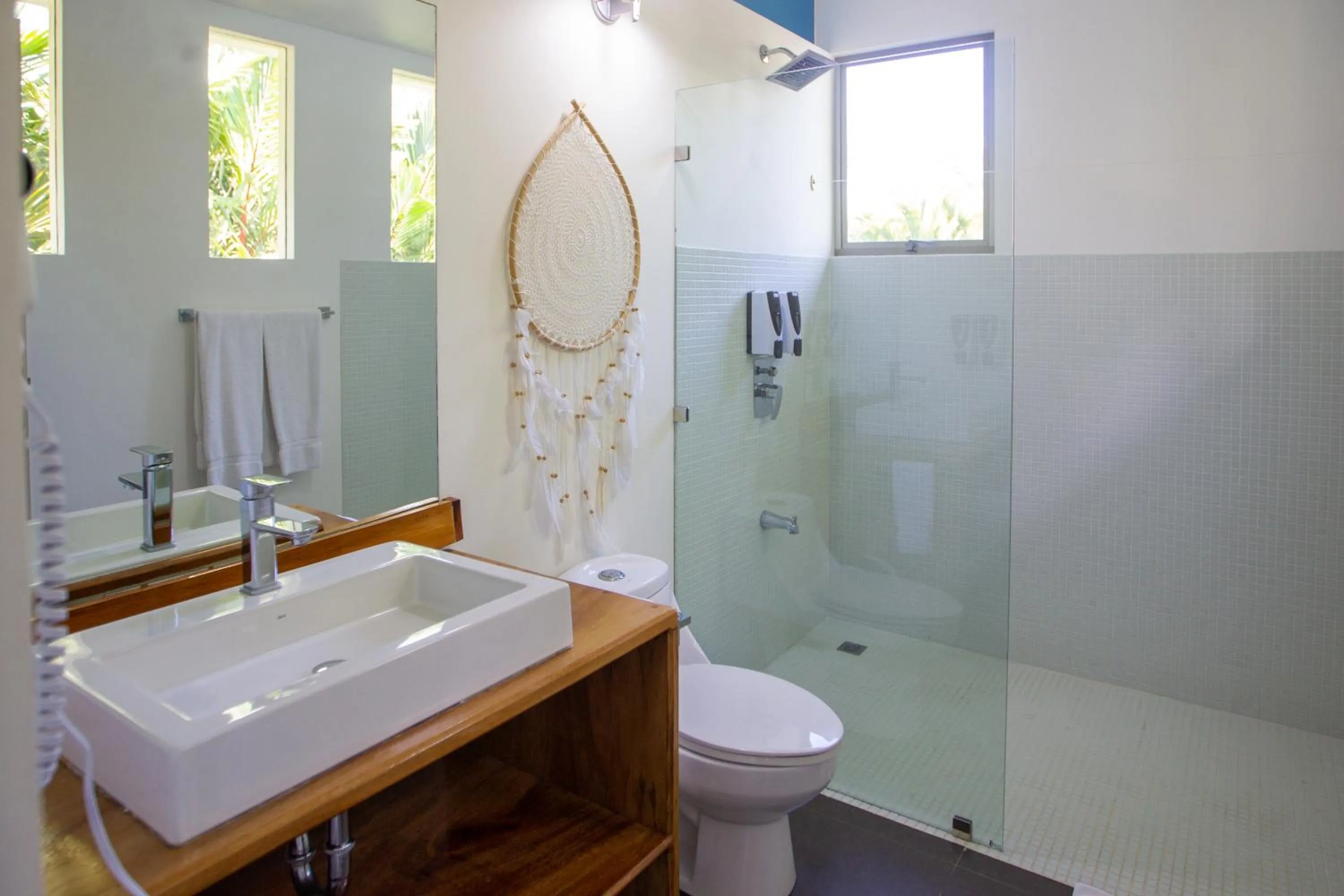 Shower in La Vela Boutique Hotel