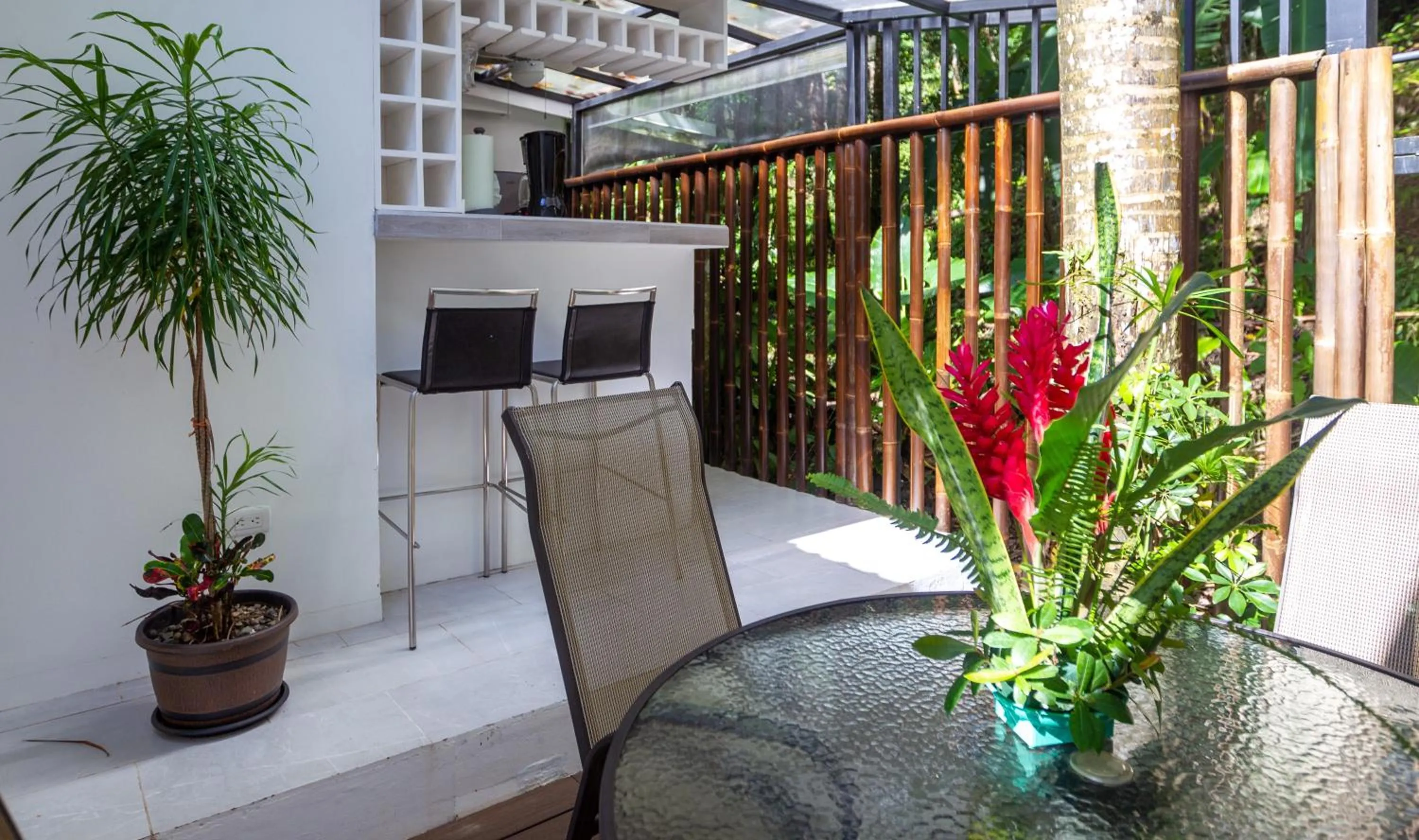 Patio in La Vela Boutique Hotel