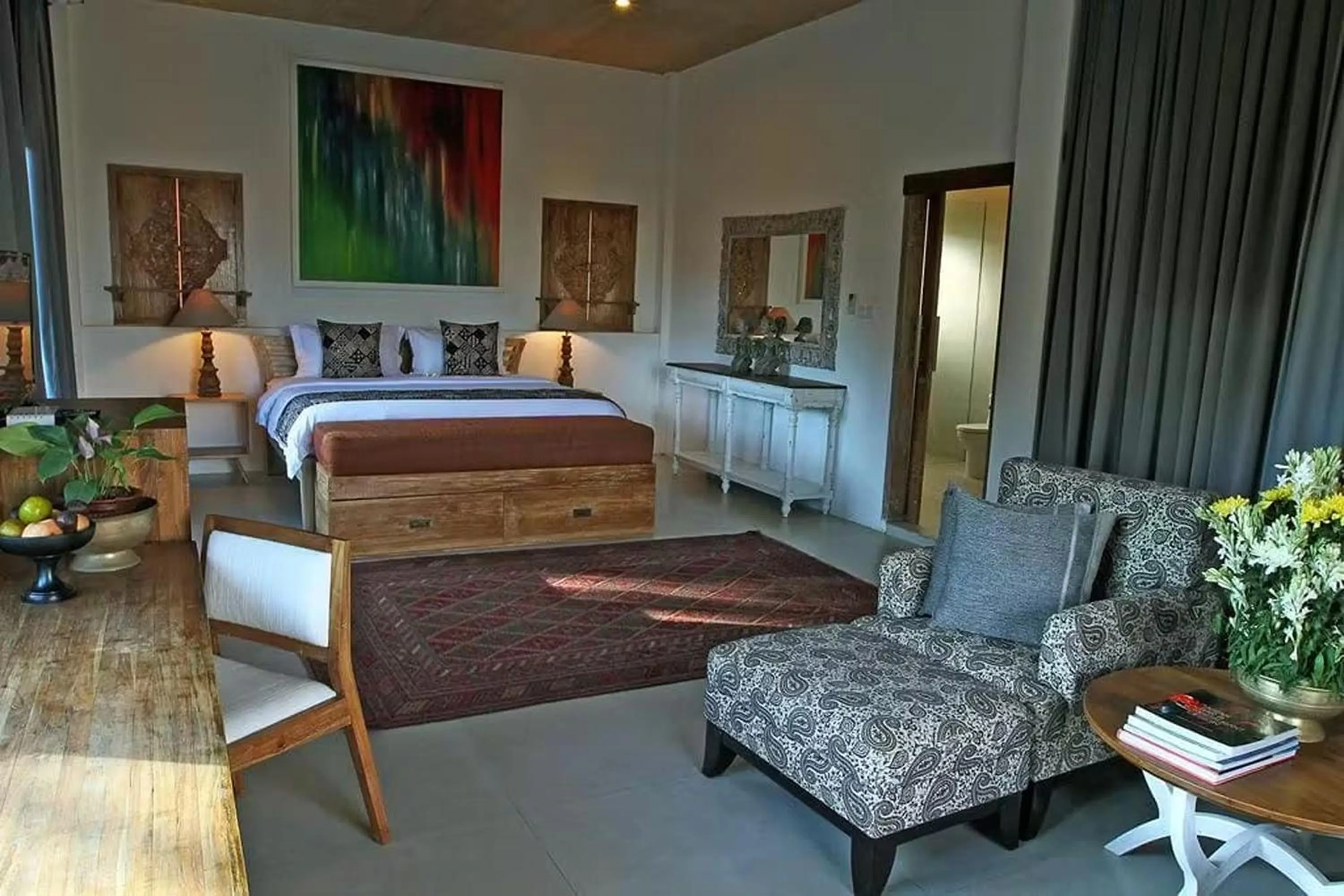 Bedroom, Bed in Bangsring Breeze