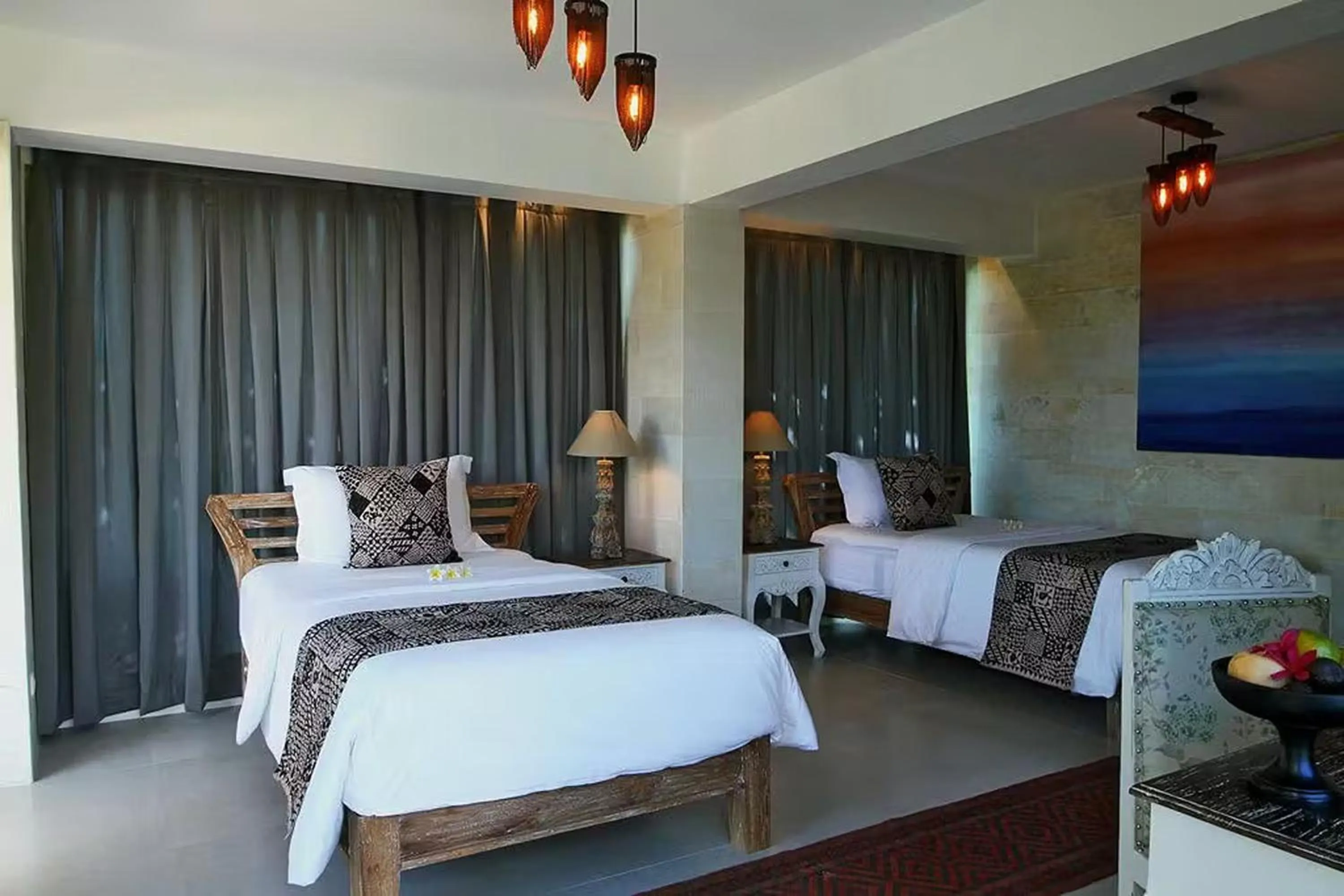 Bedroom, Bed in Bangsring Breeze