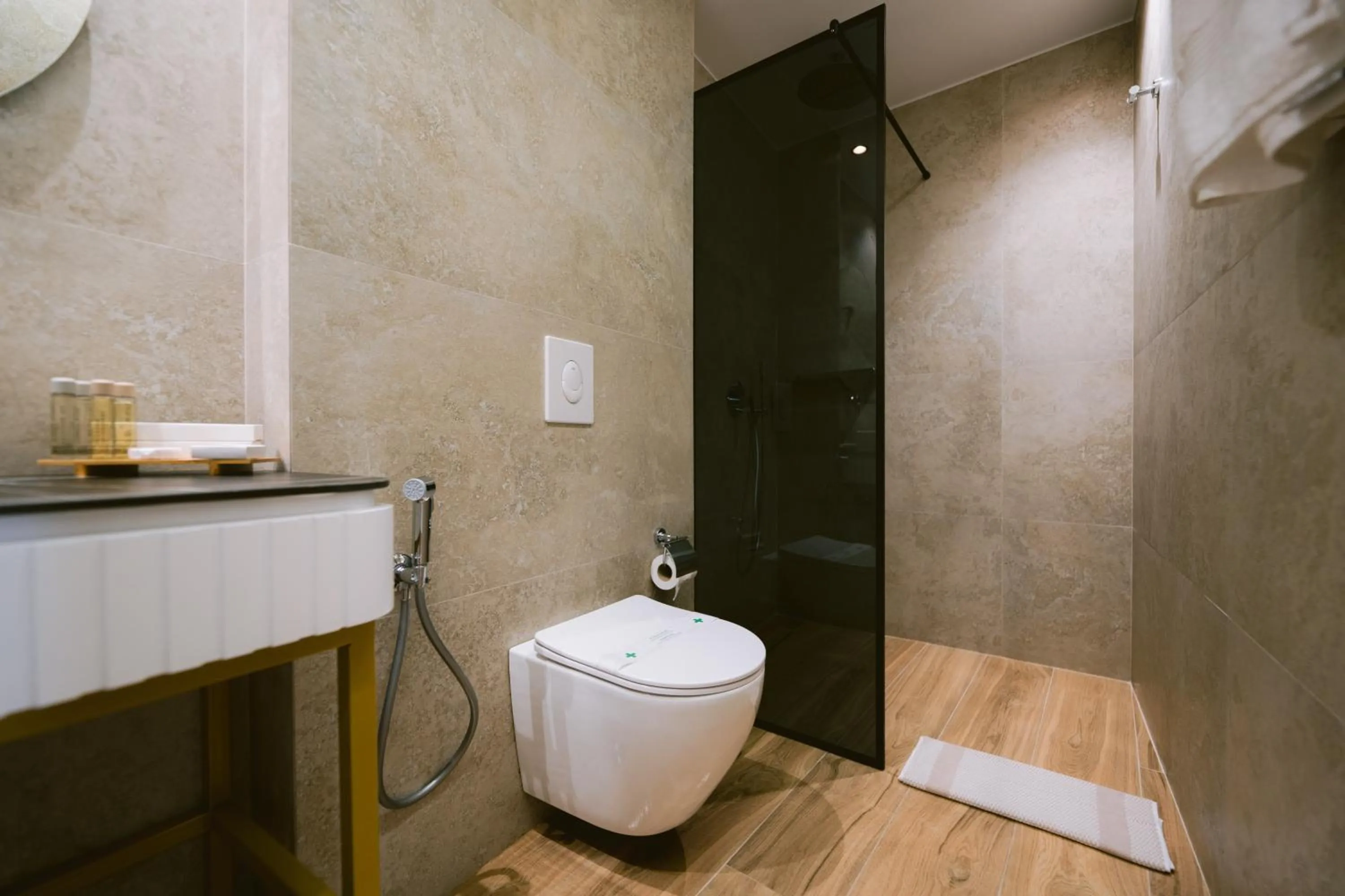 Shower in Noemie Hotel