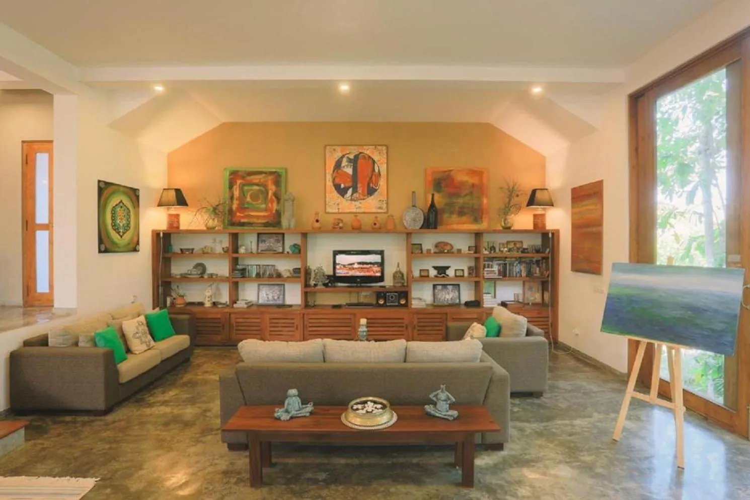 Seating area in Highland Villa