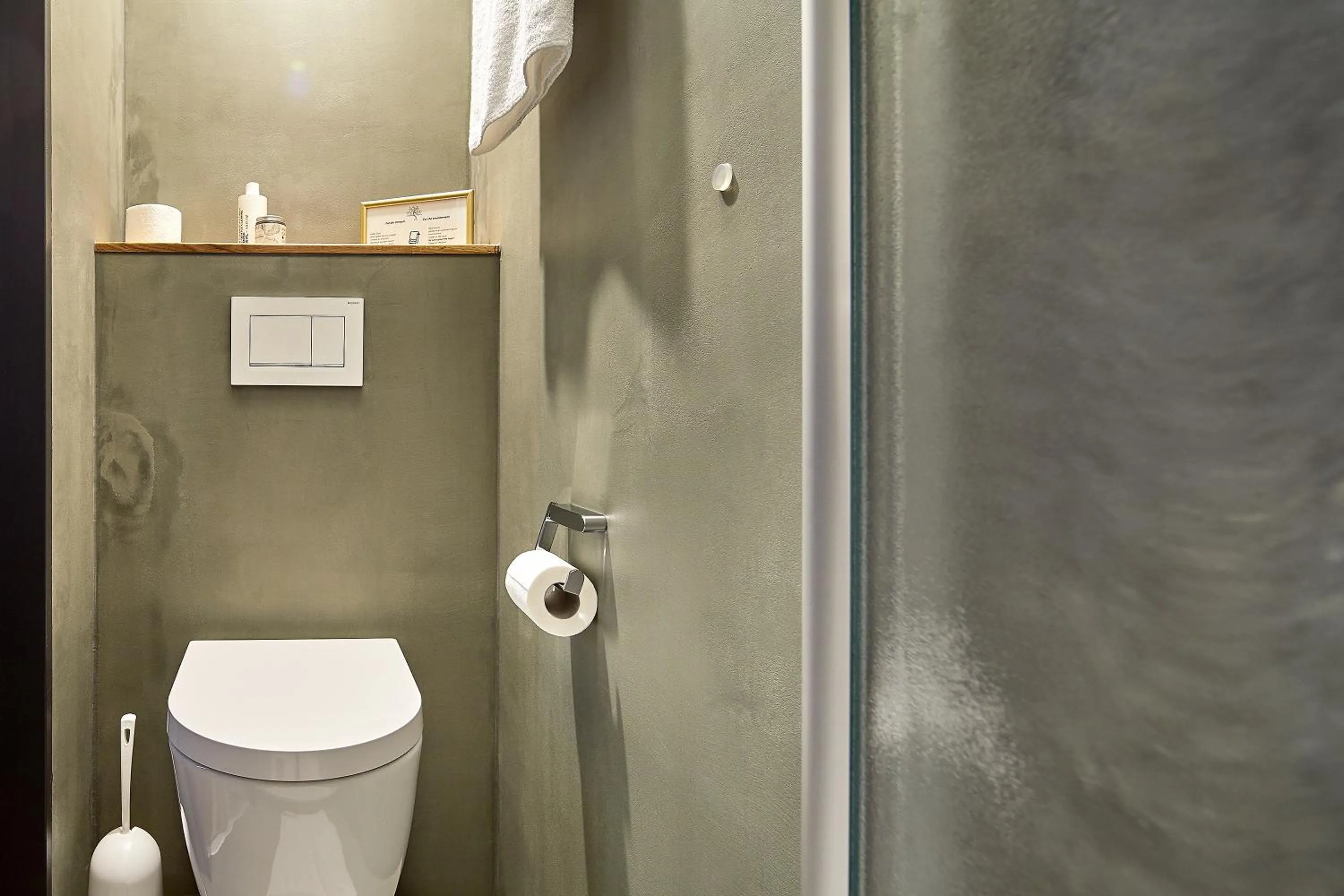 Toilet in Hotel am Chlodwigplatz