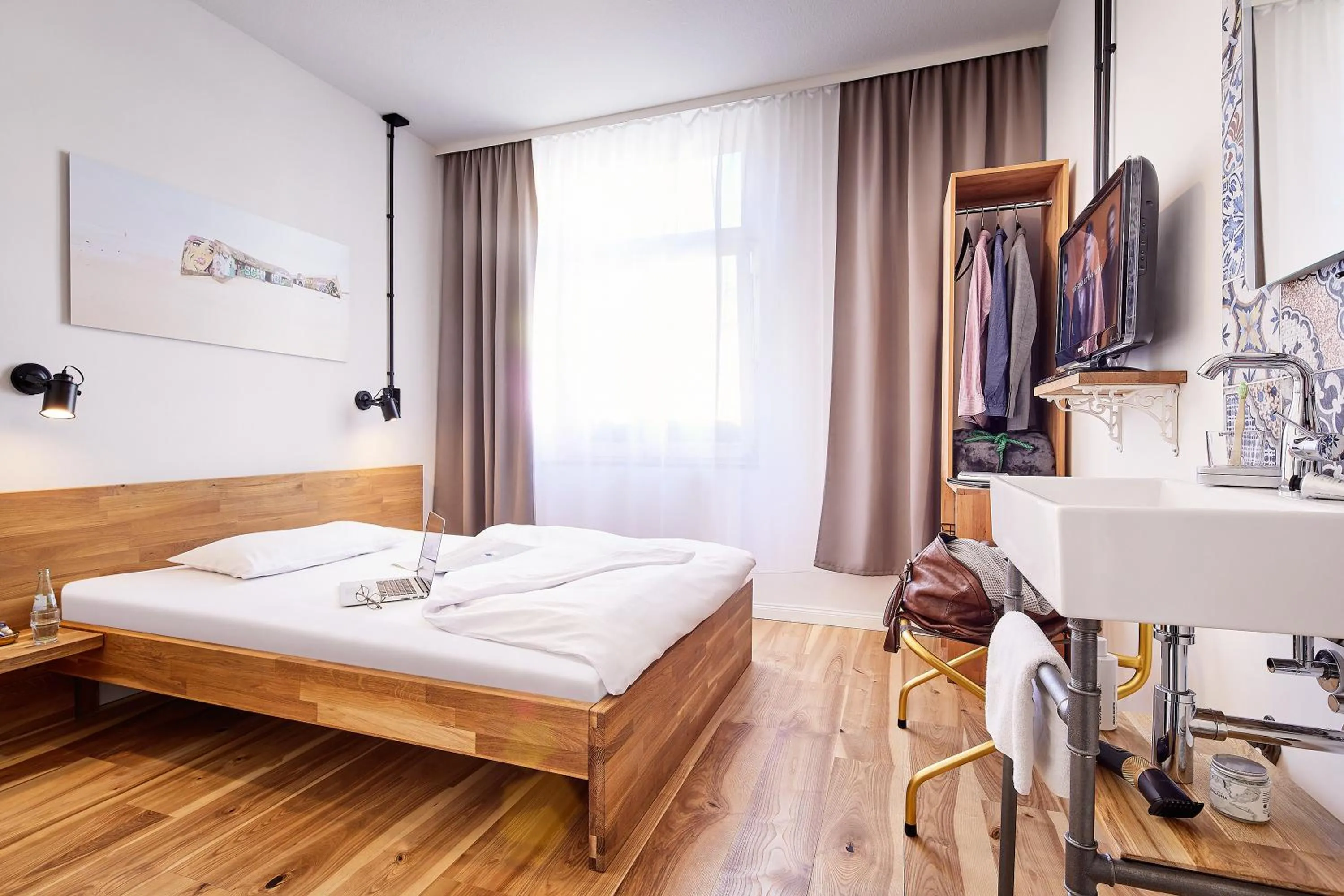 Bed in Hotel am Chlodwigplatz