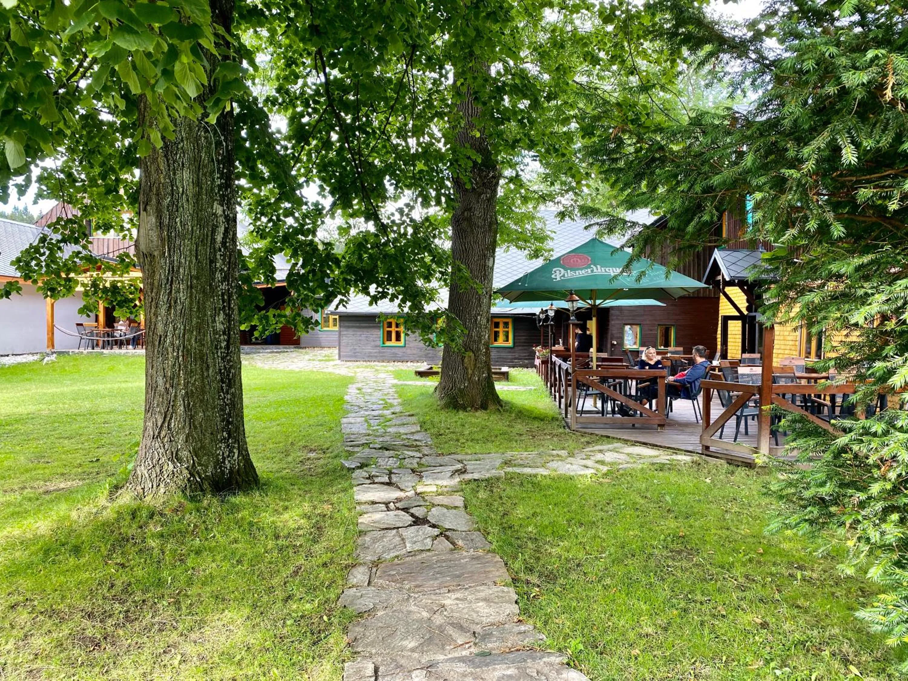 Garden in Penzion Rejviz