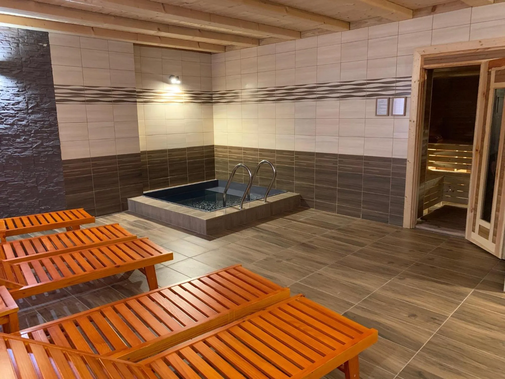 Sauna in Penzion Rejviz