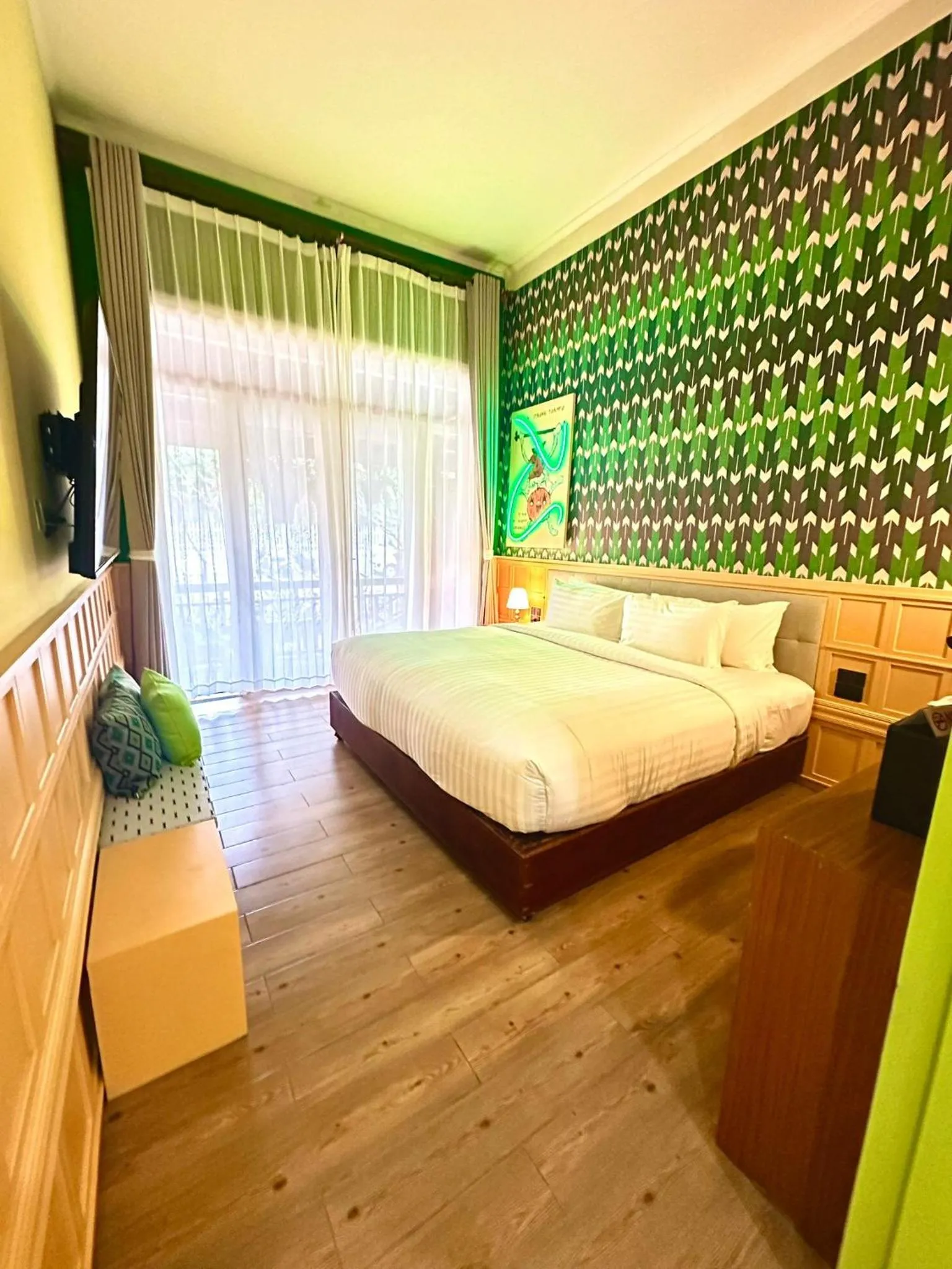 Photo of the whole room, Bed in Senglao Boutique Hotel Luang Prabang