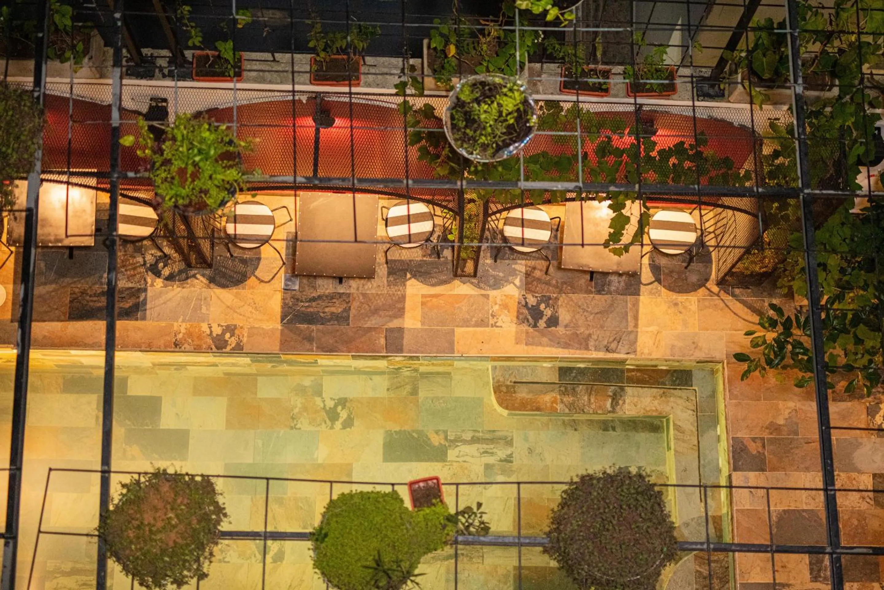 Pool view in The Six