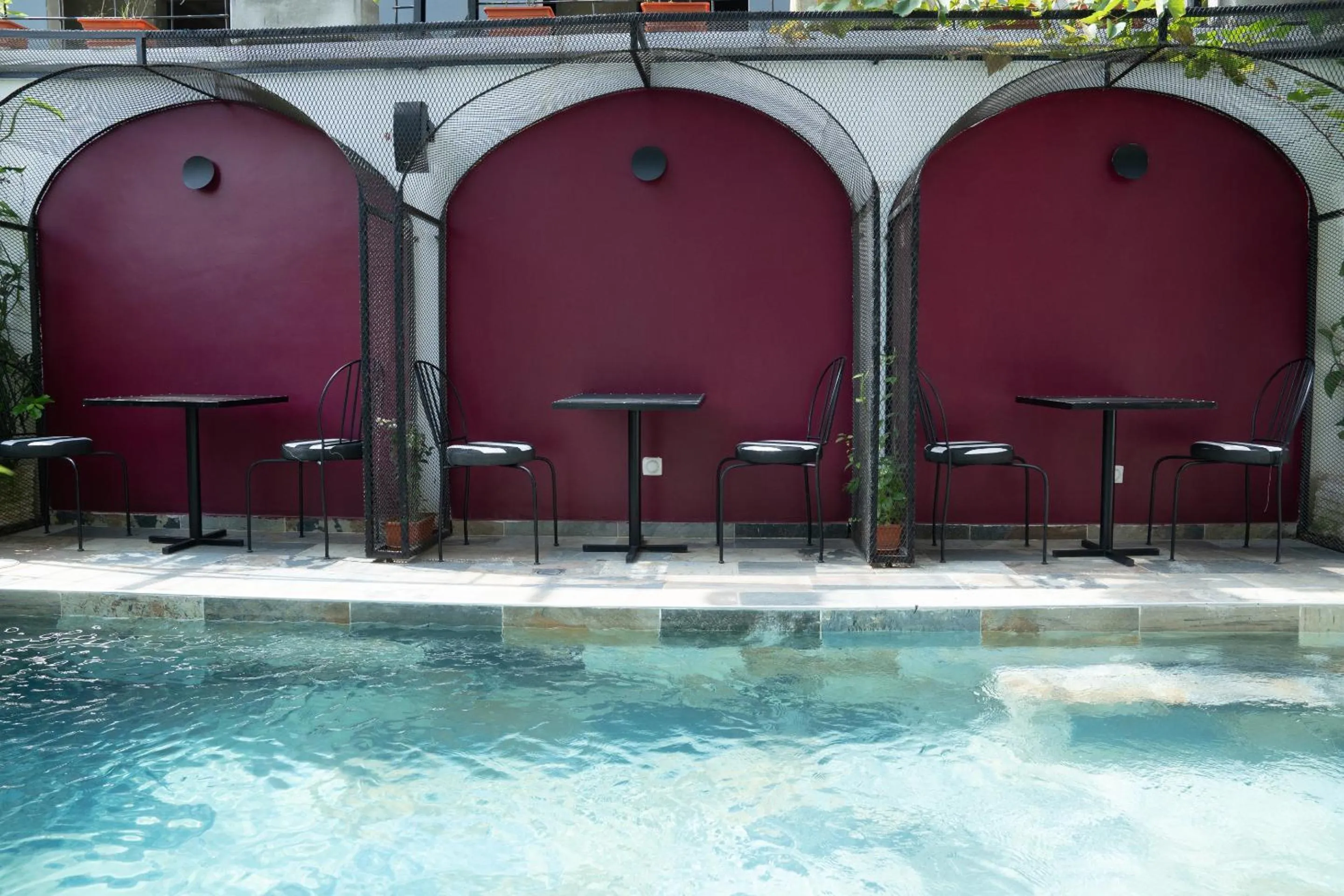 Pool view in The Six