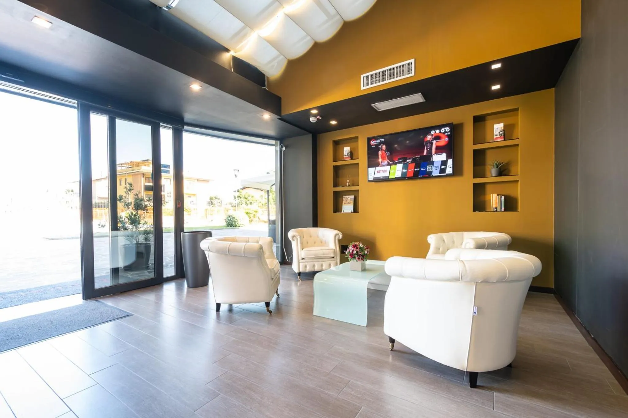 Lobby or reception in Ferrari Hotel