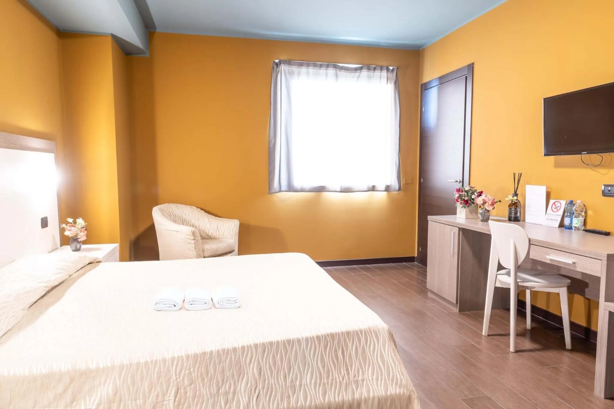 Bed in Ferrari Hotel