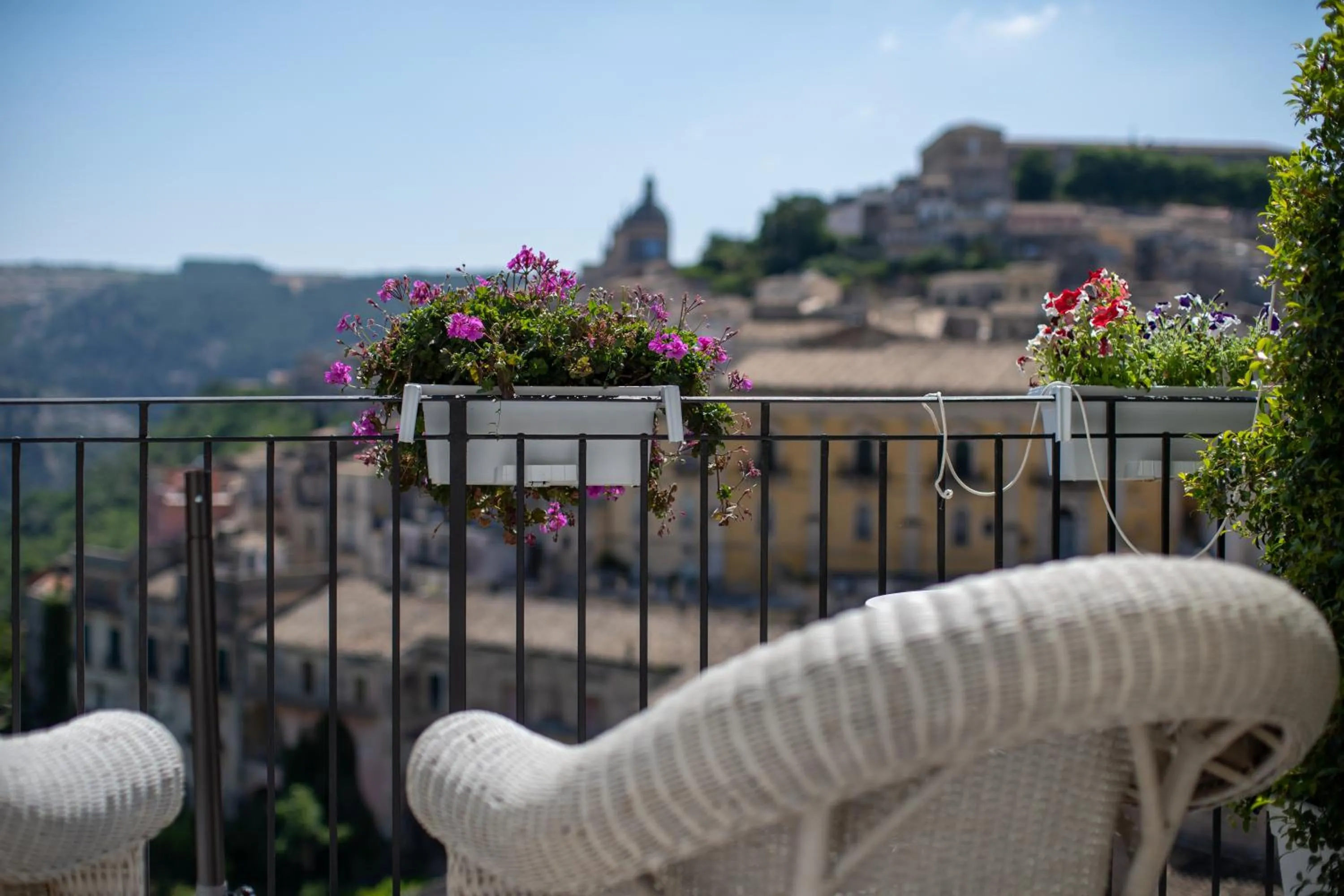Balcony/Terrace in Bed and Breakfast Terra del Sole Ibla