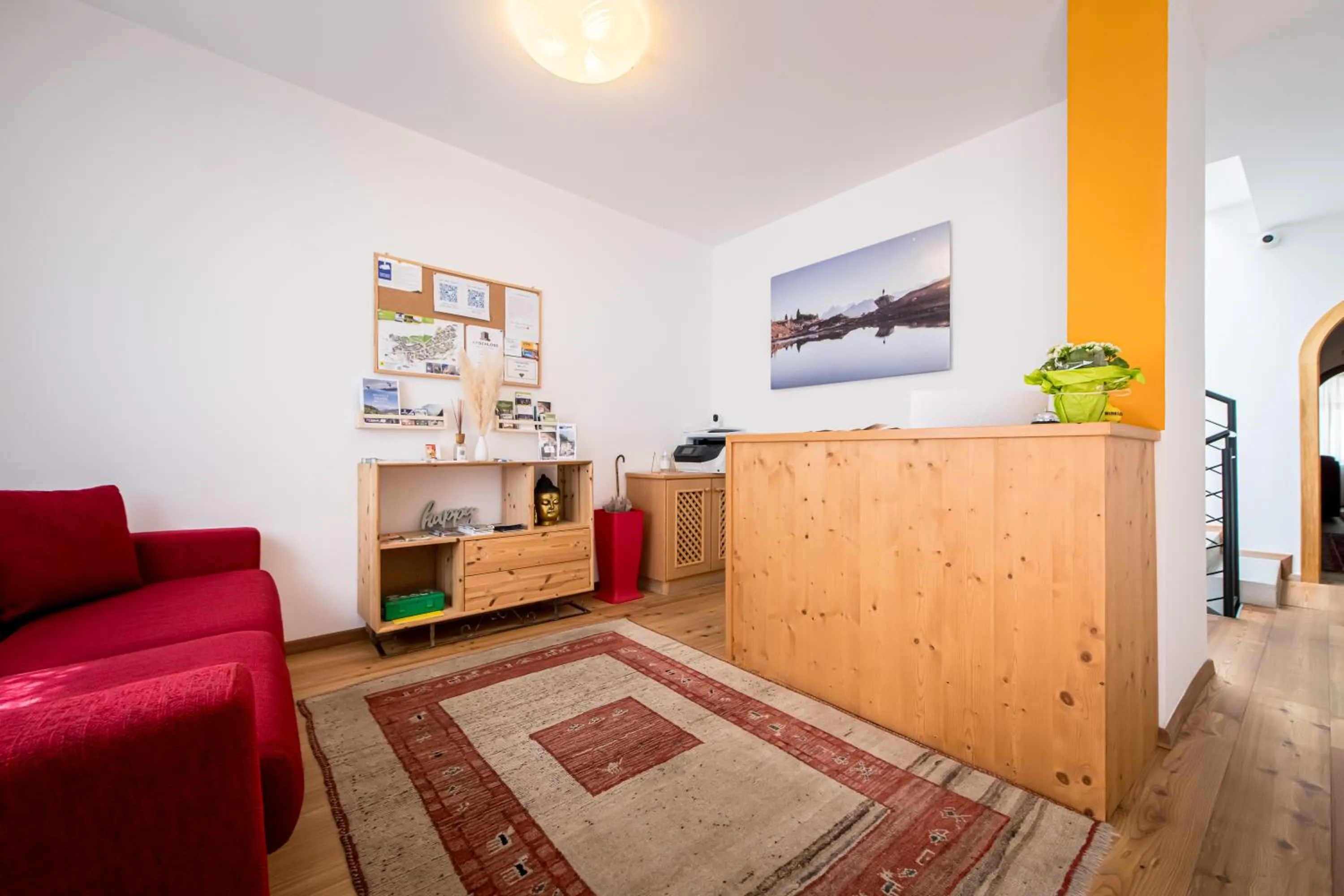 Lobby or reception in Am Schloss Guest House