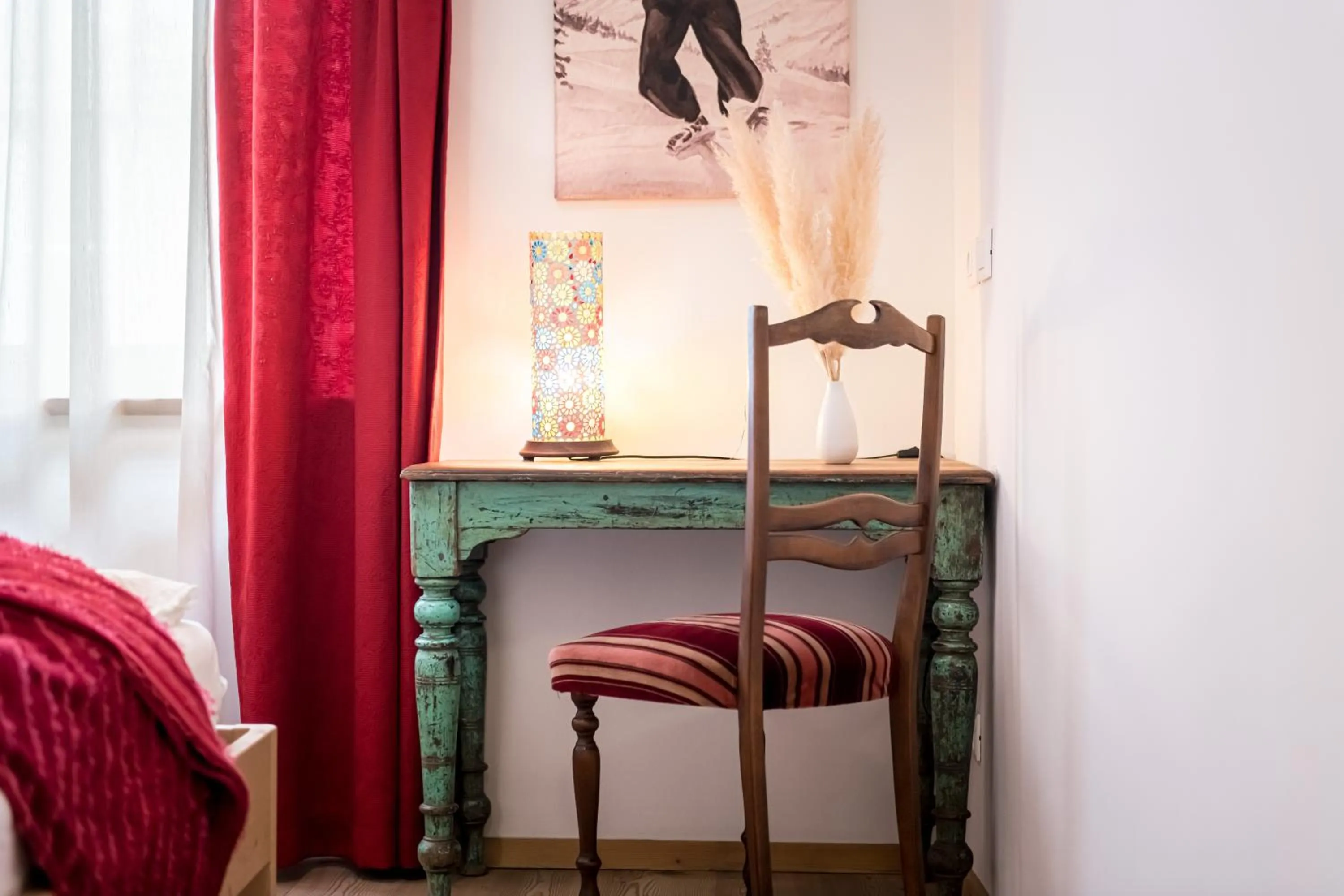 Decorative detail, Bed in Am Schloss Guest House