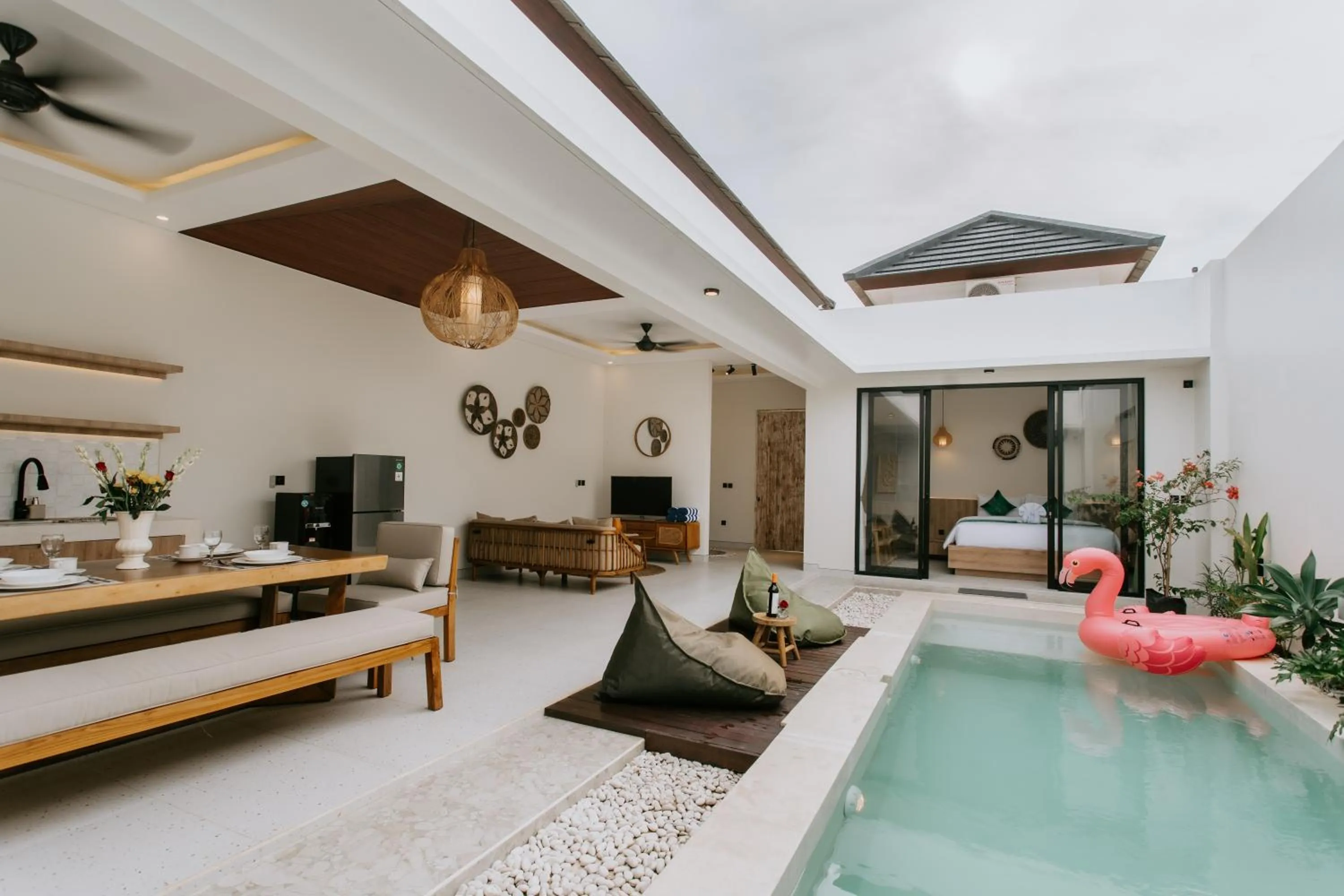 Living room in The Pahala Villas