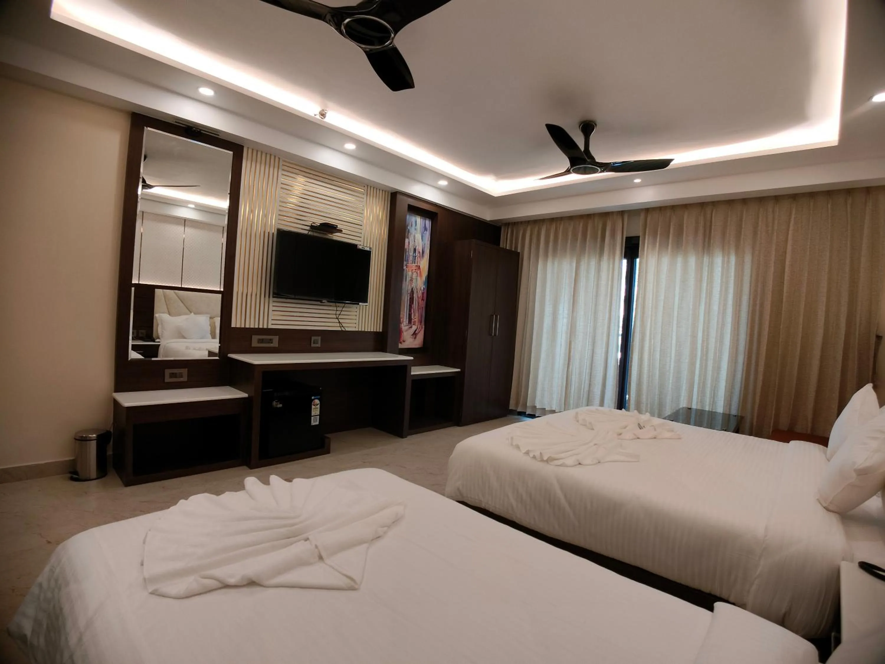 Bed in AGM GRAND HOTEL & Spa