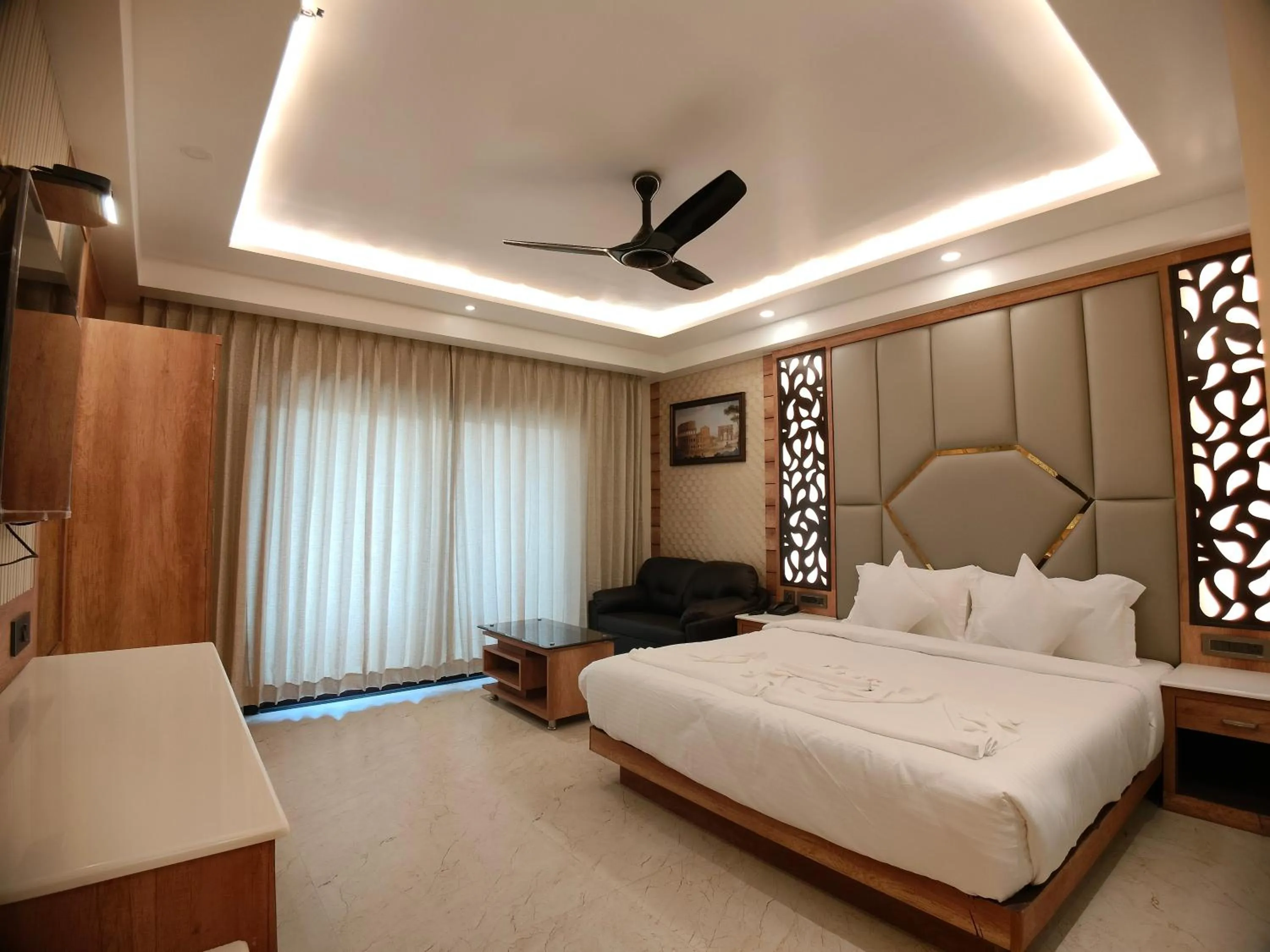 Bed in AGM GRAND HOTEL & Spa