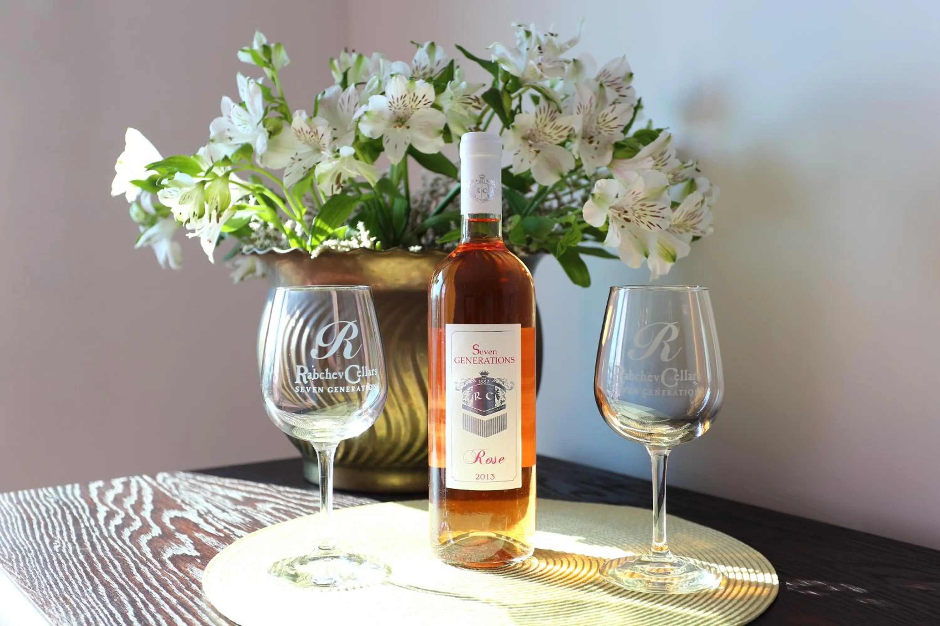 Decorative detail in Seven Generations Winery Hotel