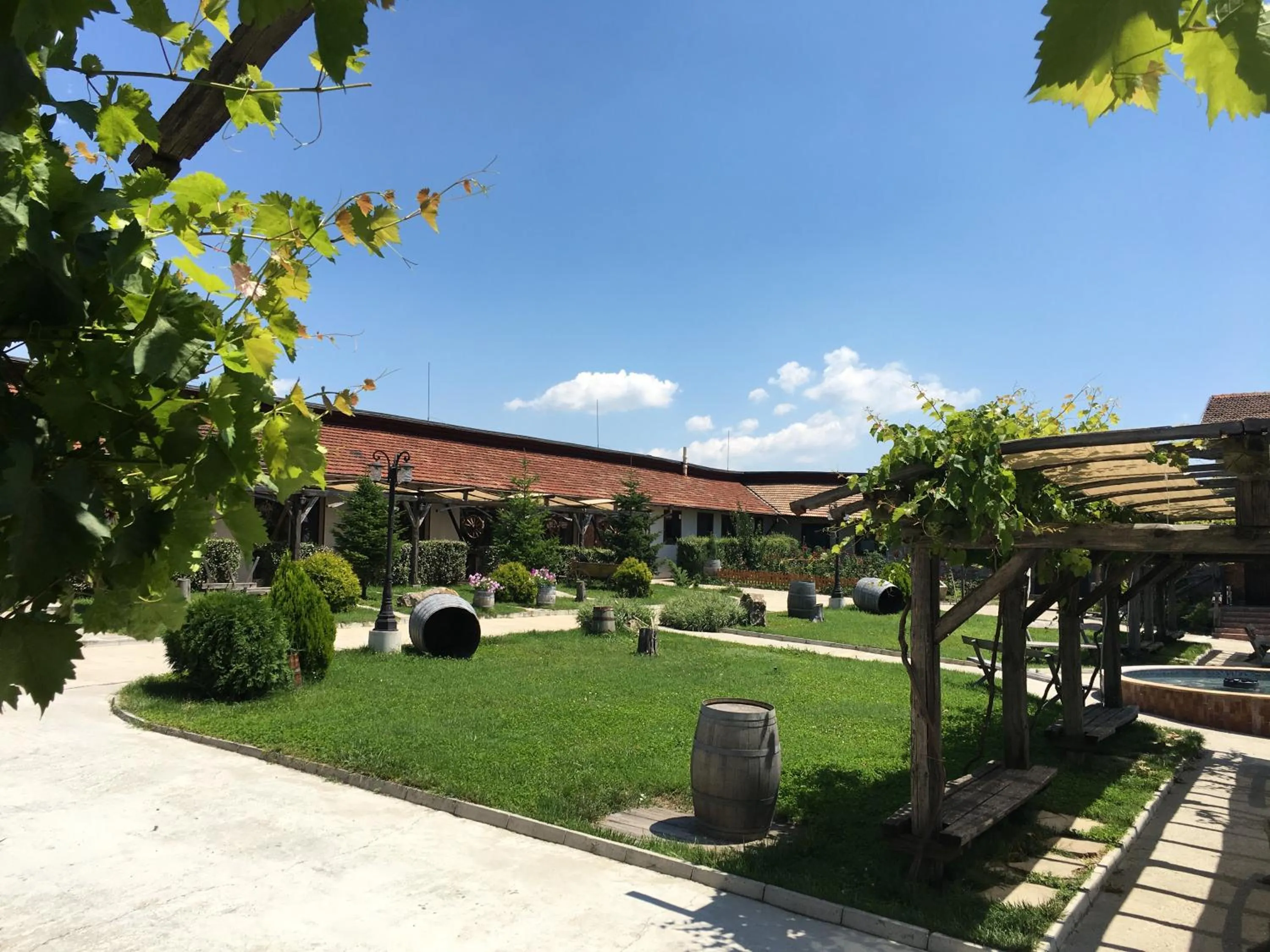 Garden in Seven Generations Winery Hotel