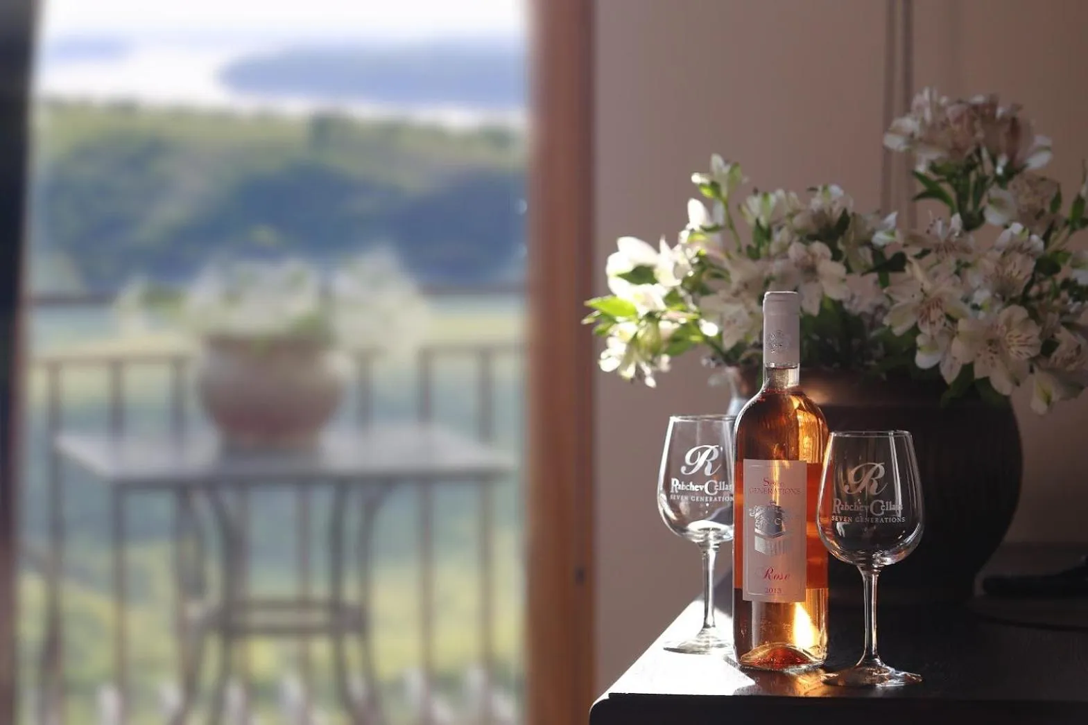 River view in Seven Generations Winery Hotel