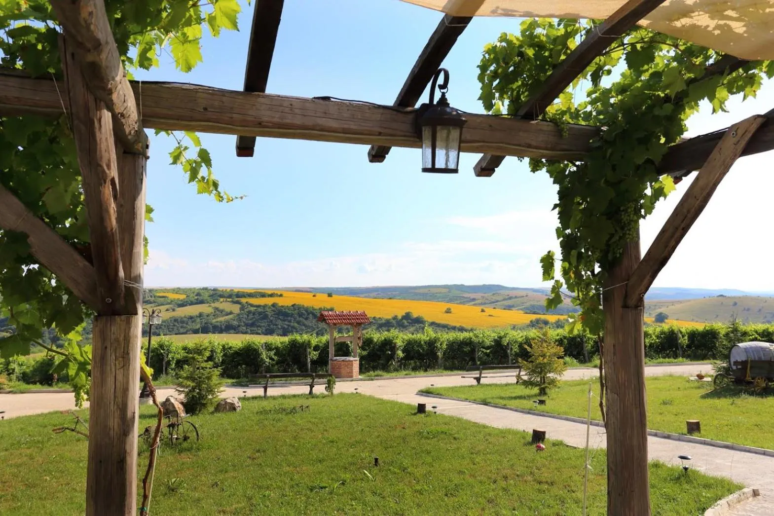 Garden in Seven Generations Winery Hotel