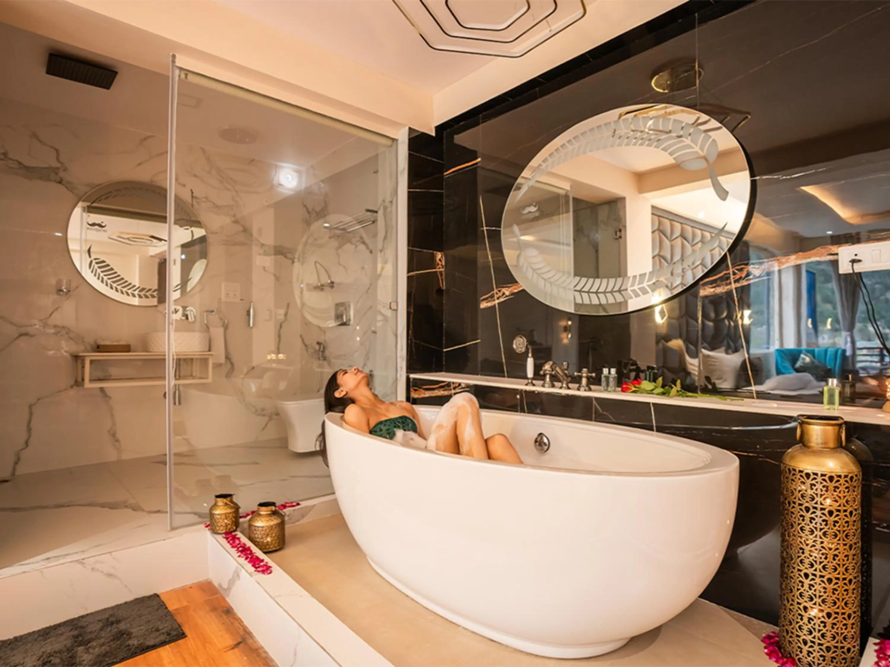 People in Moustache Manali