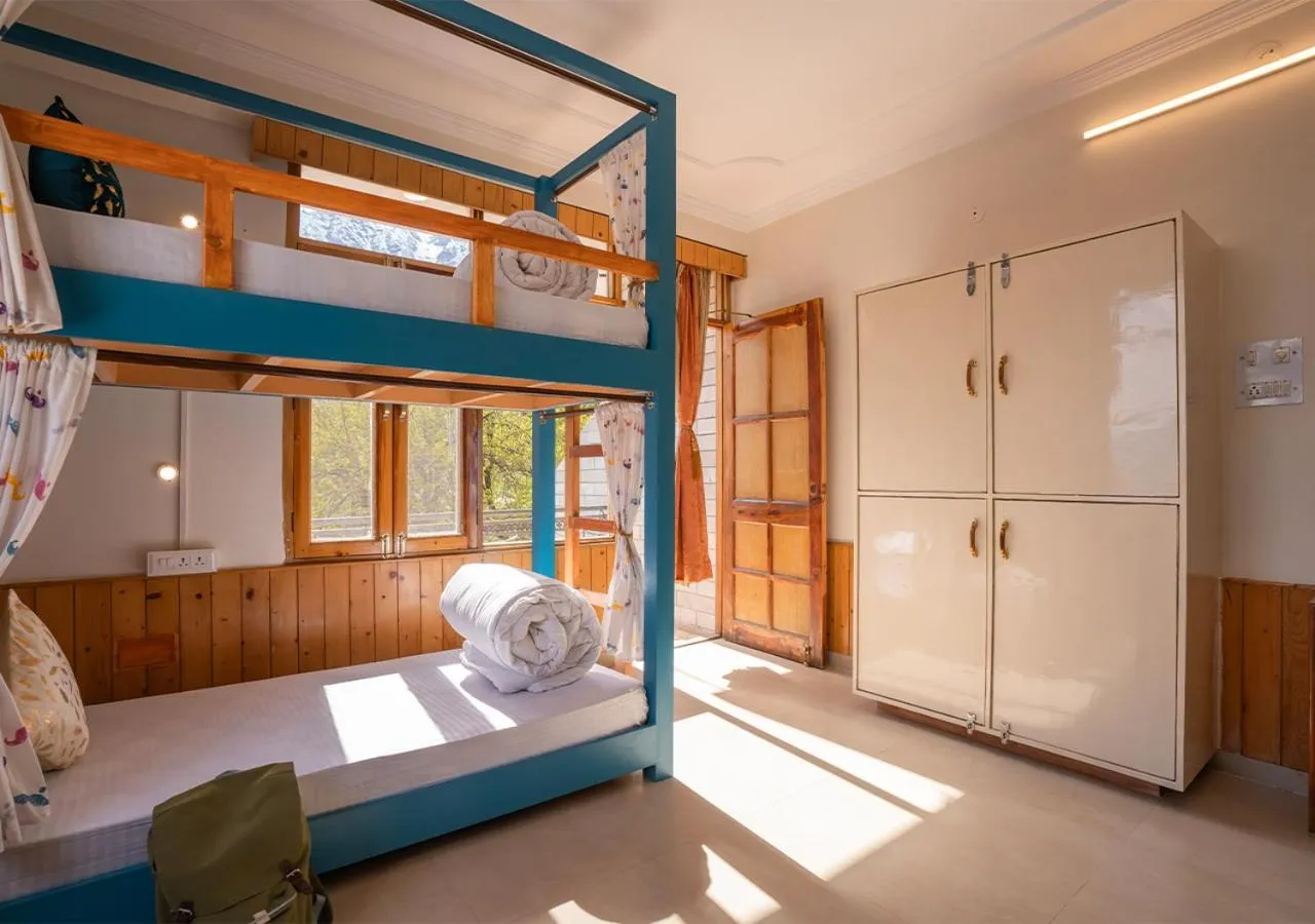 bunk bed, Bed in Moustache Manali