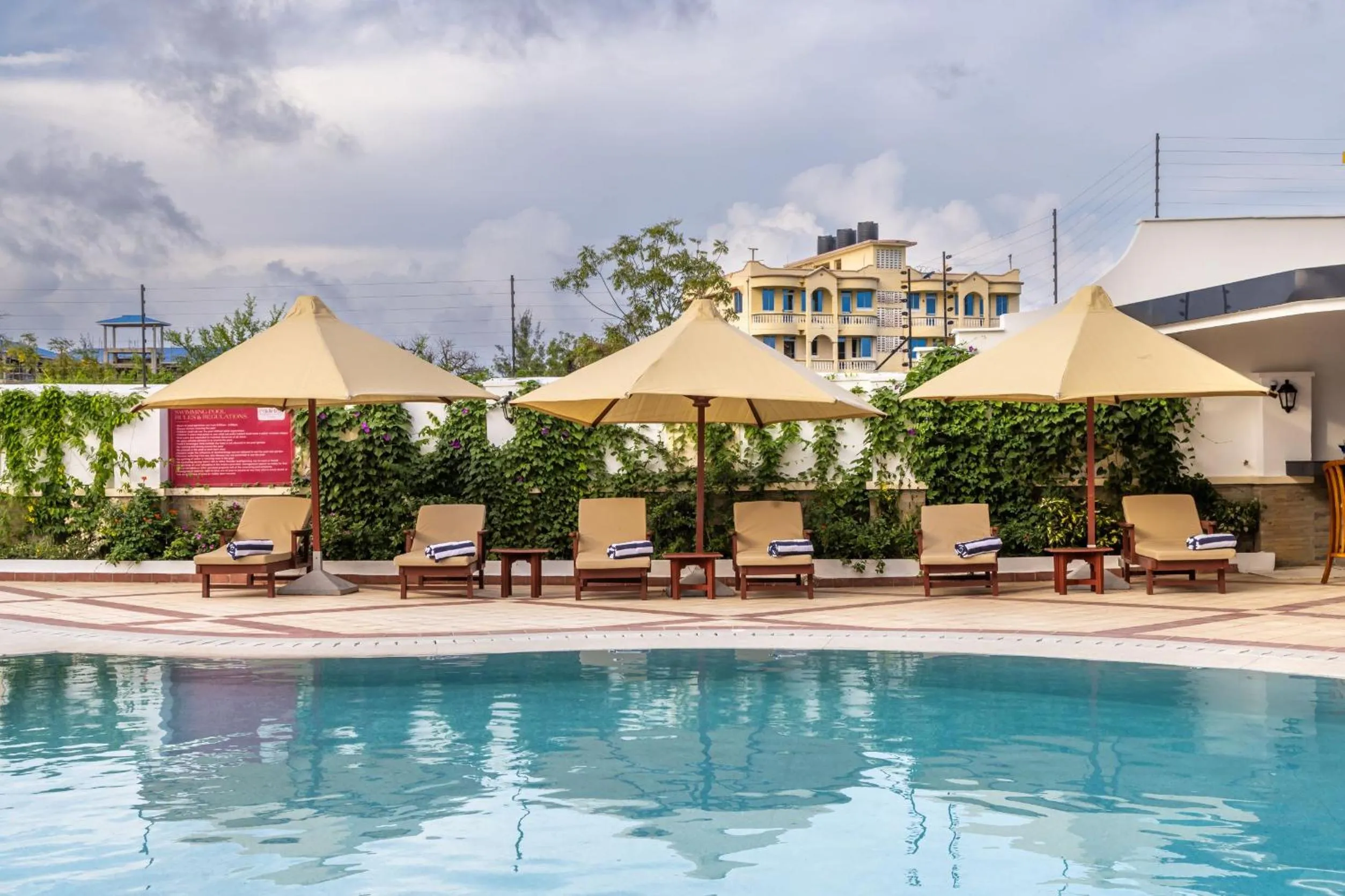Swimming pool in PrideInn Hotel Diani
